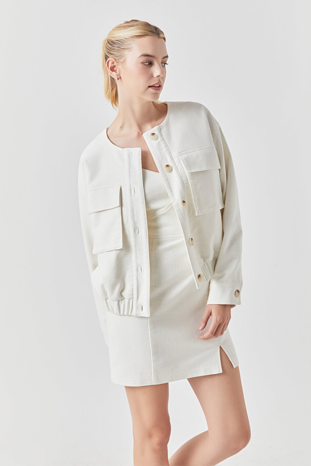 Pocket Linen Jacket