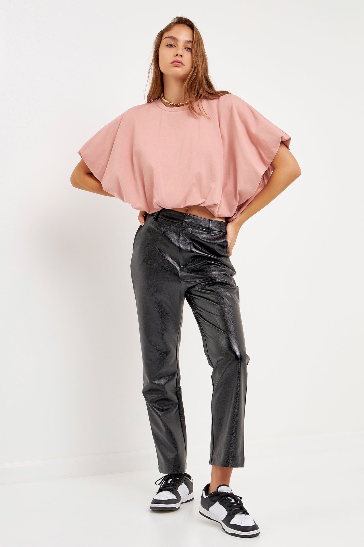 High-Low Cropped T-Shirt