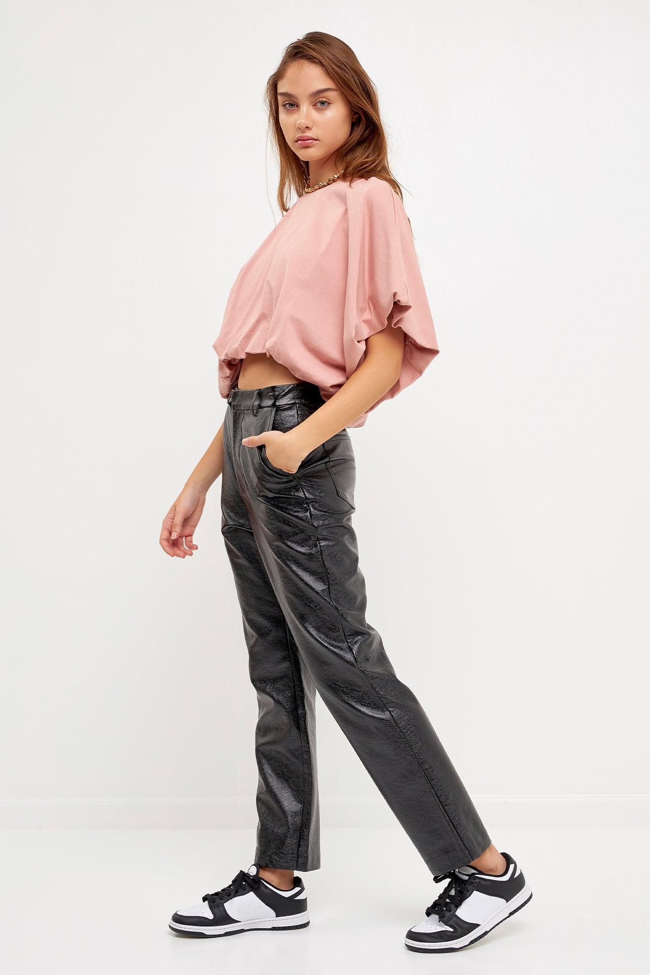 High-Low Cropped T-Shirt
