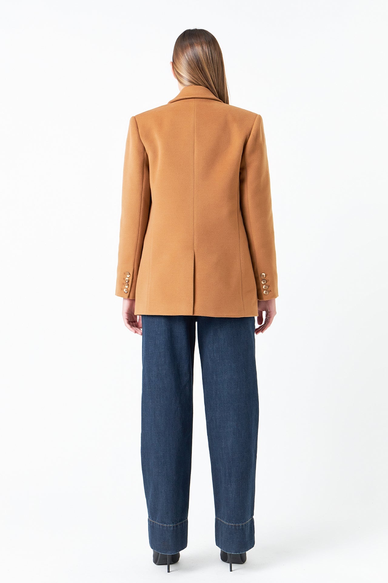 Single Breasted Oversized Blazer