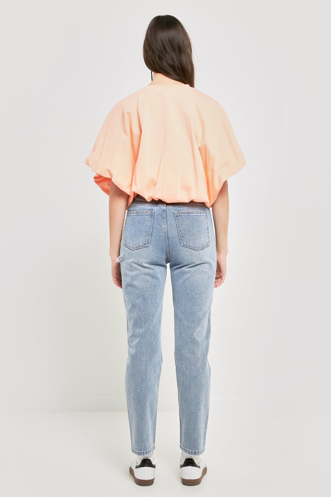 High-Low Cropped T-Shirt