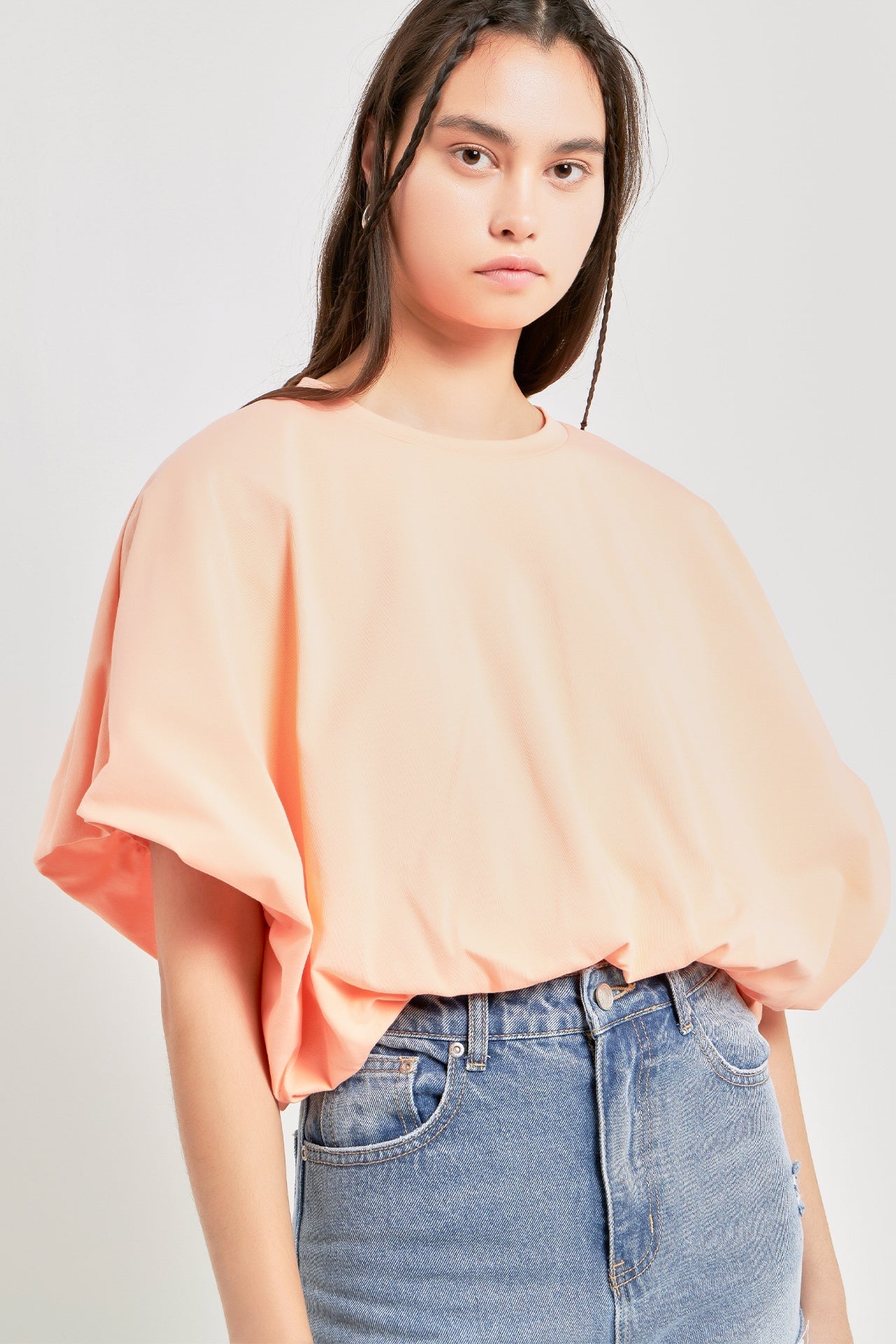 High-Low Cropped T-Shirt