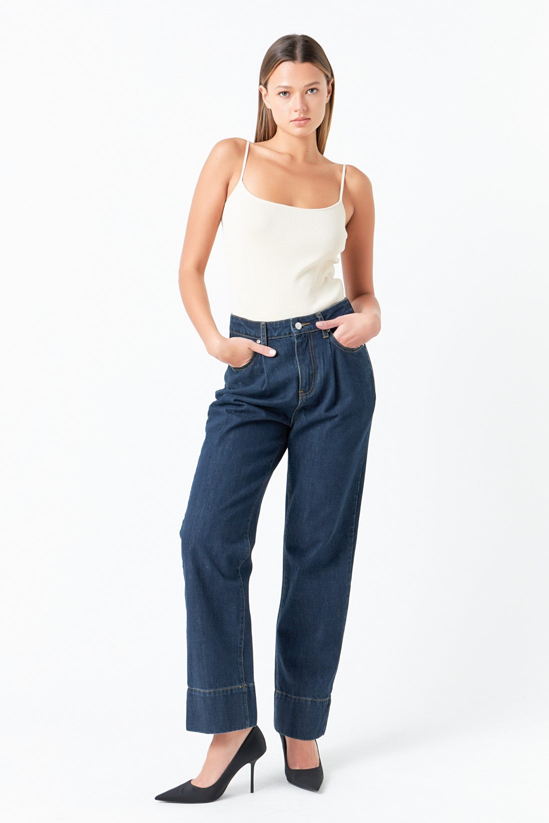 High Waisted Wide Leg Pants
