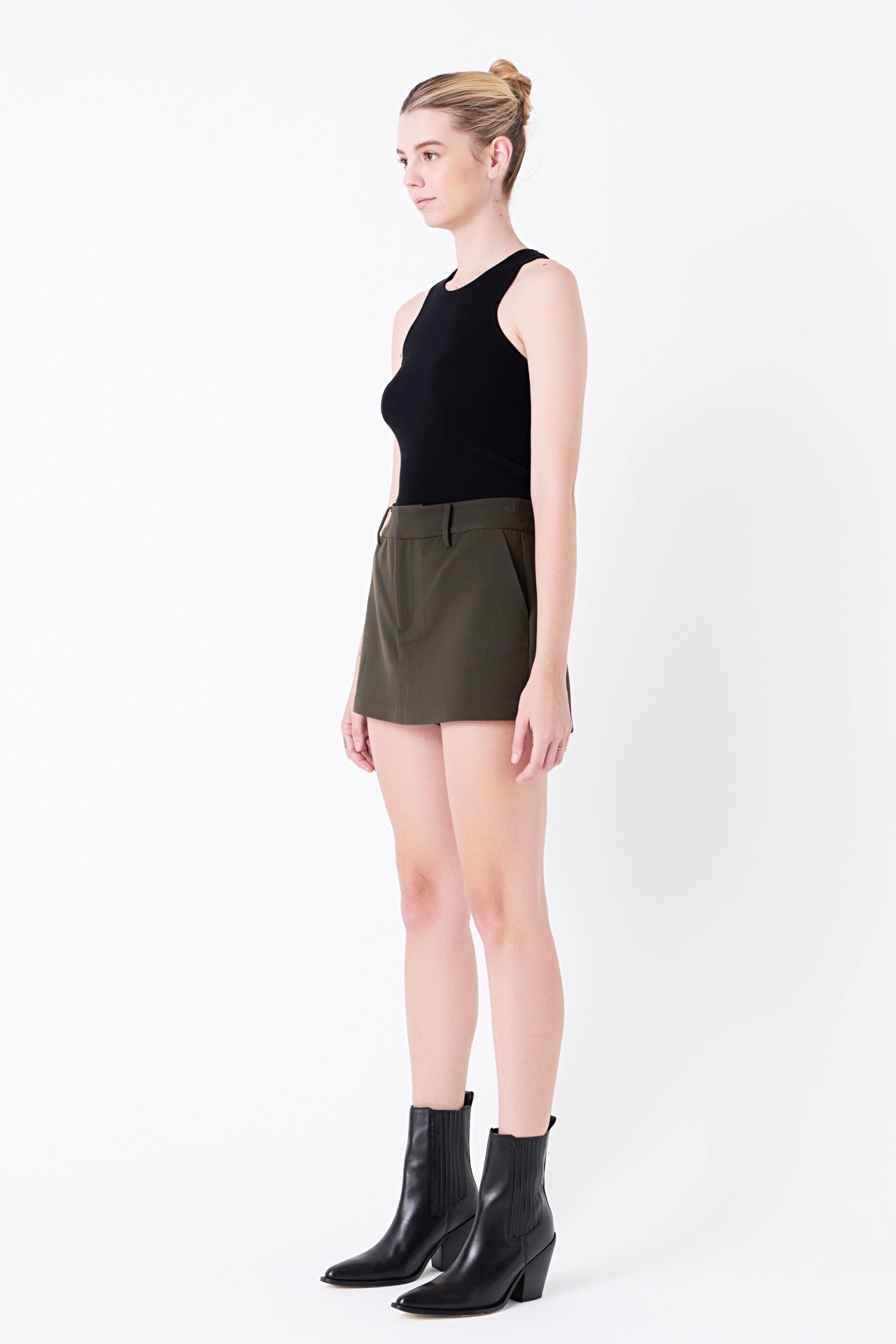 Low Waisted Mini Skort