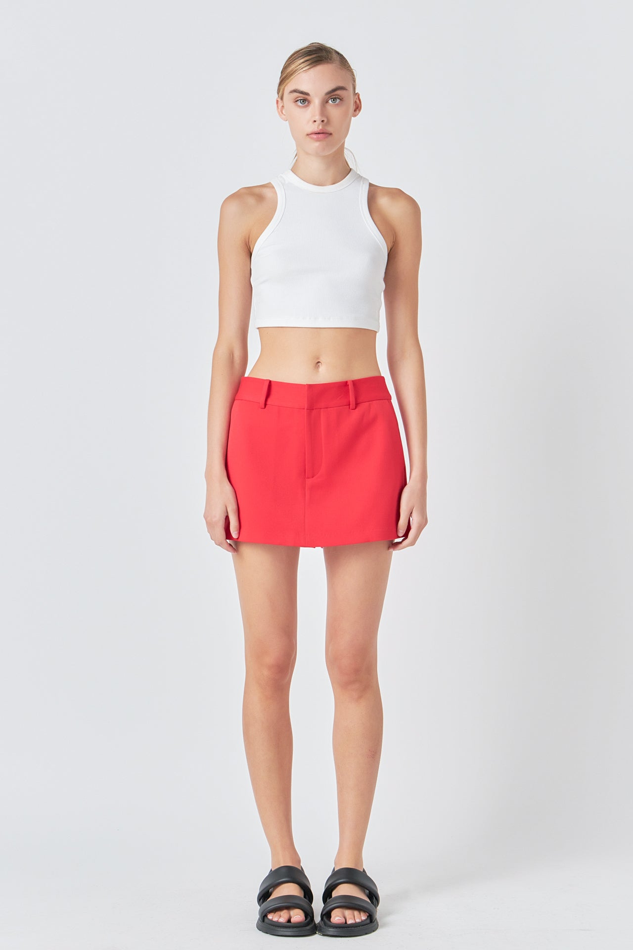 Low Waisted Mini Skort