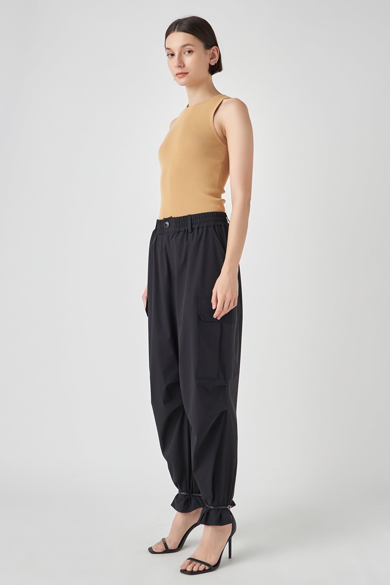 GREY LAB-Knitdown Tank Top-TOPS available at Objectrare