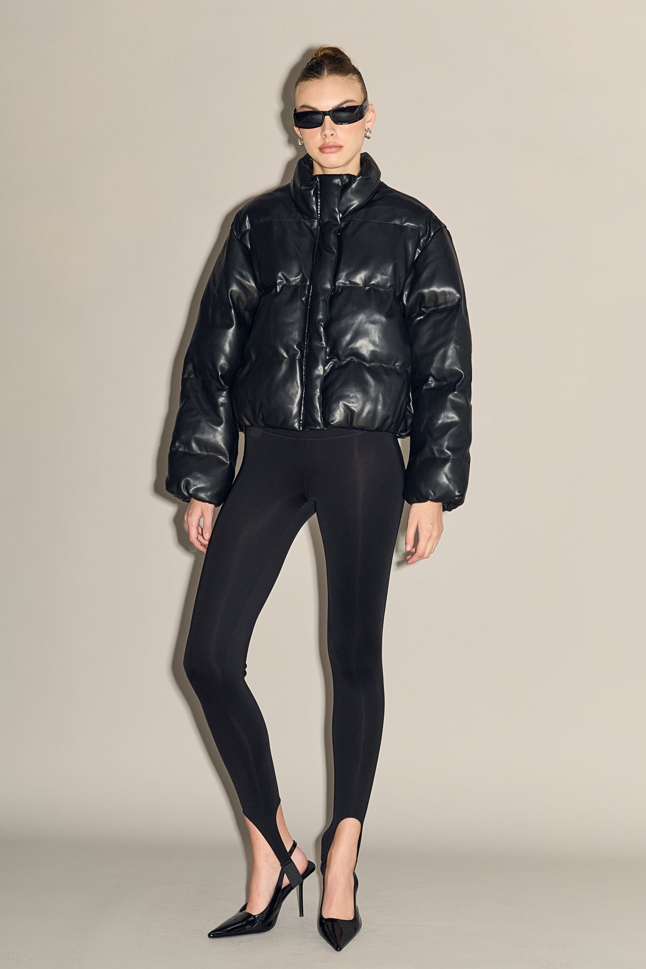 Cropped Puffer Jacket