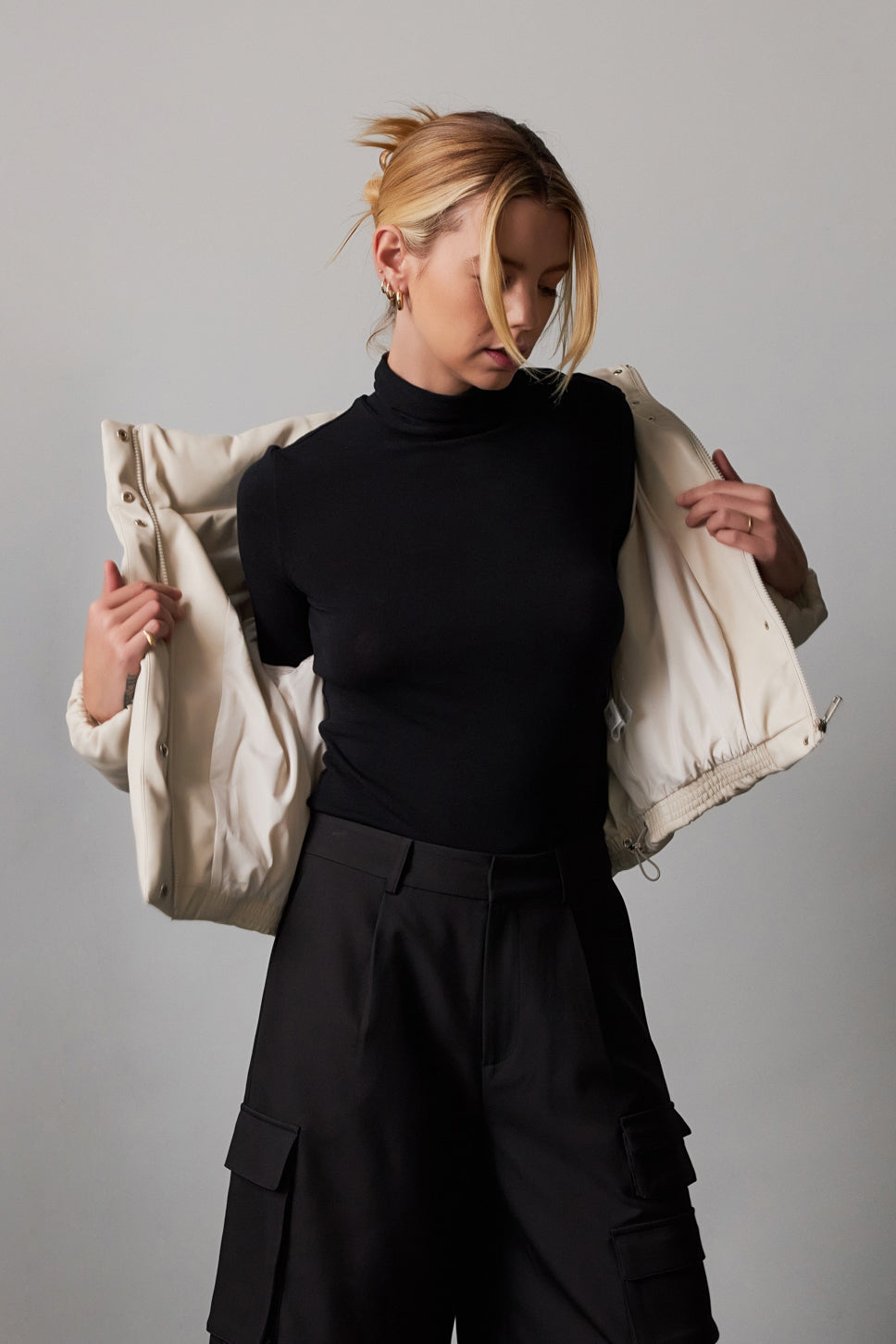 Cropped Puffer Jacket