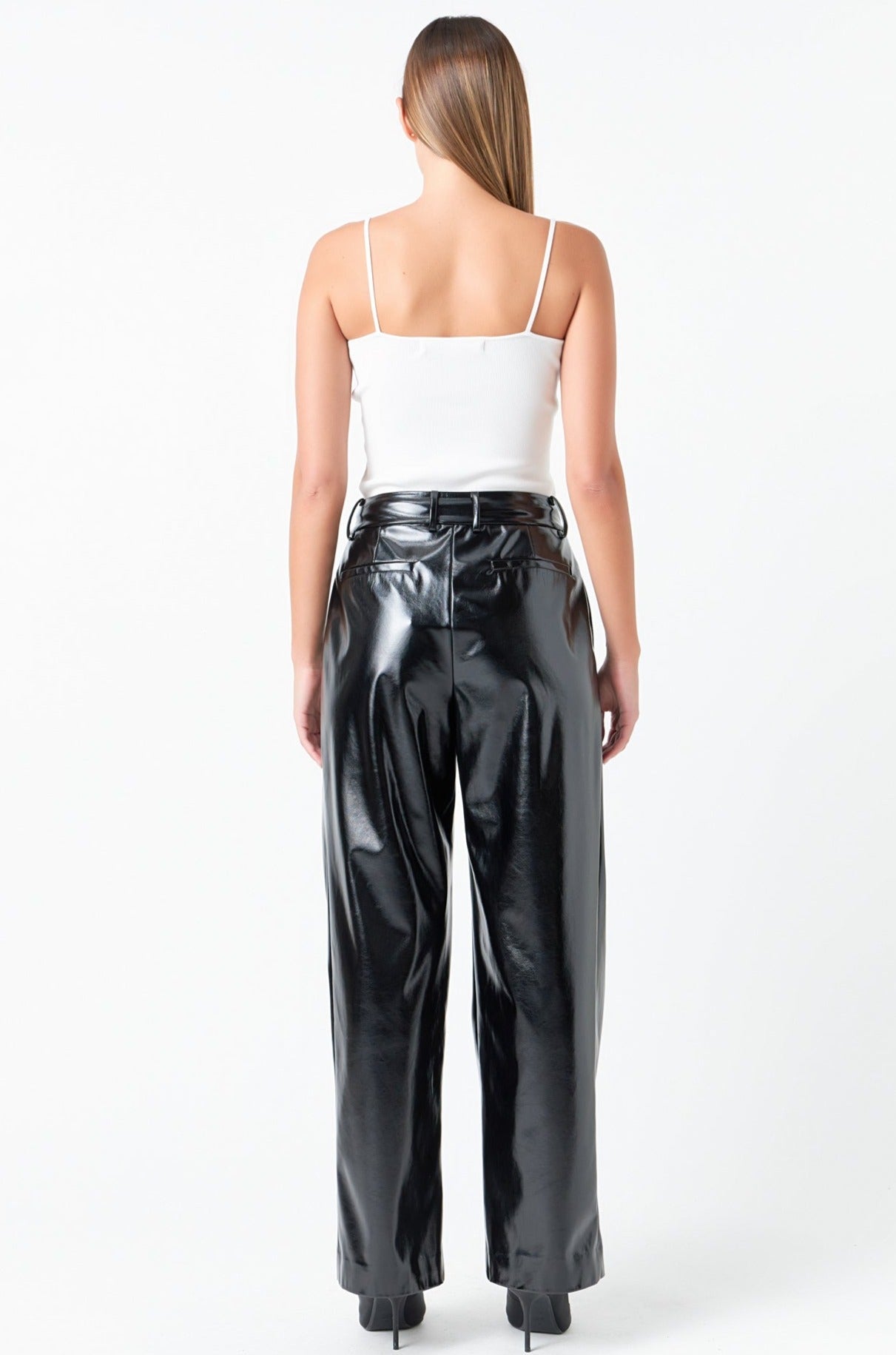 Round Hem Knit Tank Top