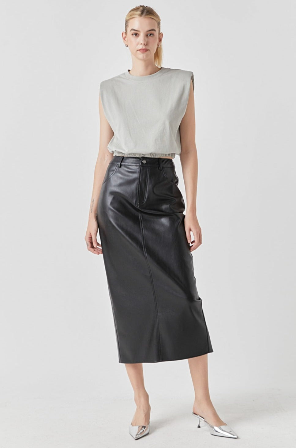 Open Back Cropped Top