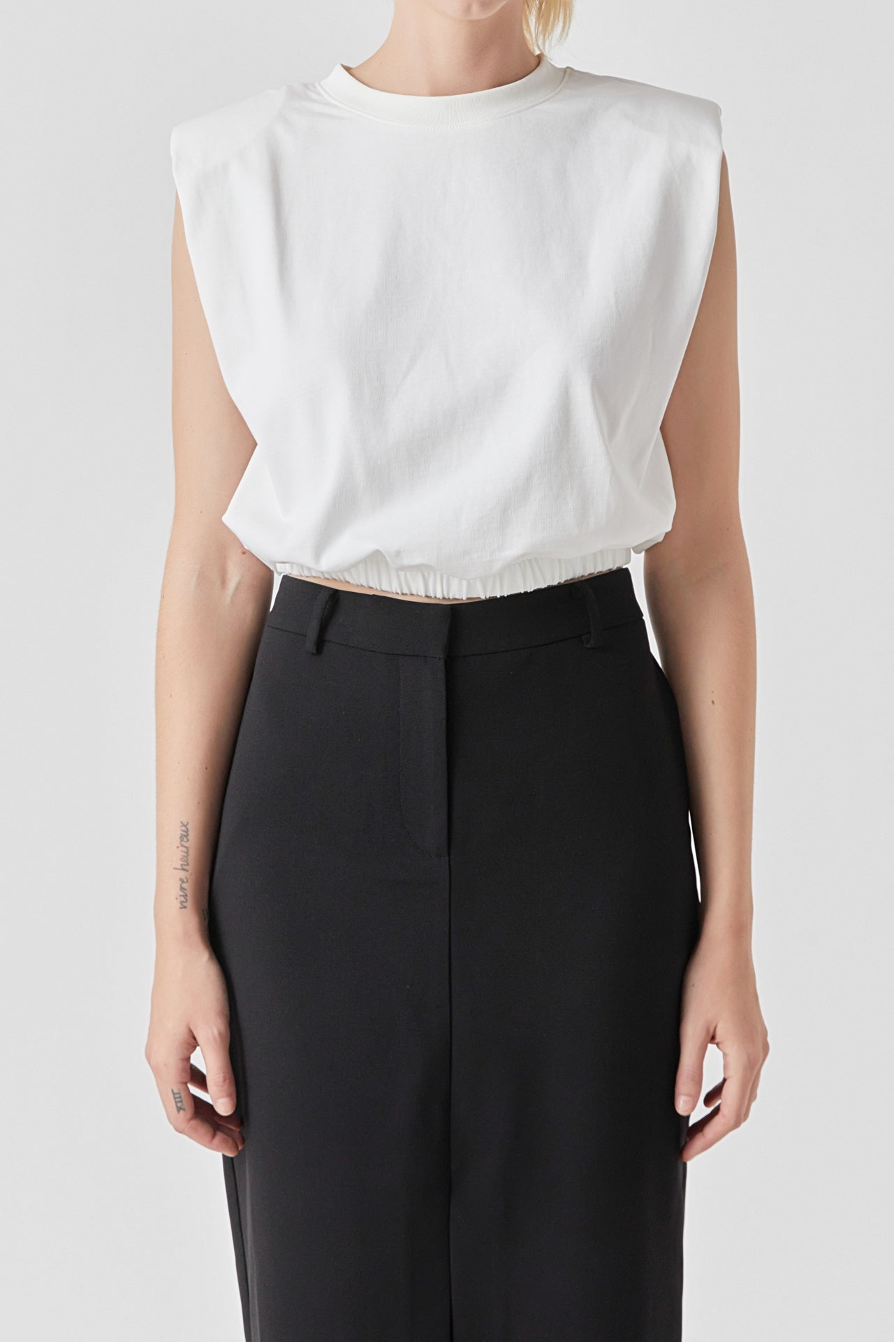 Open Back Cropped Top