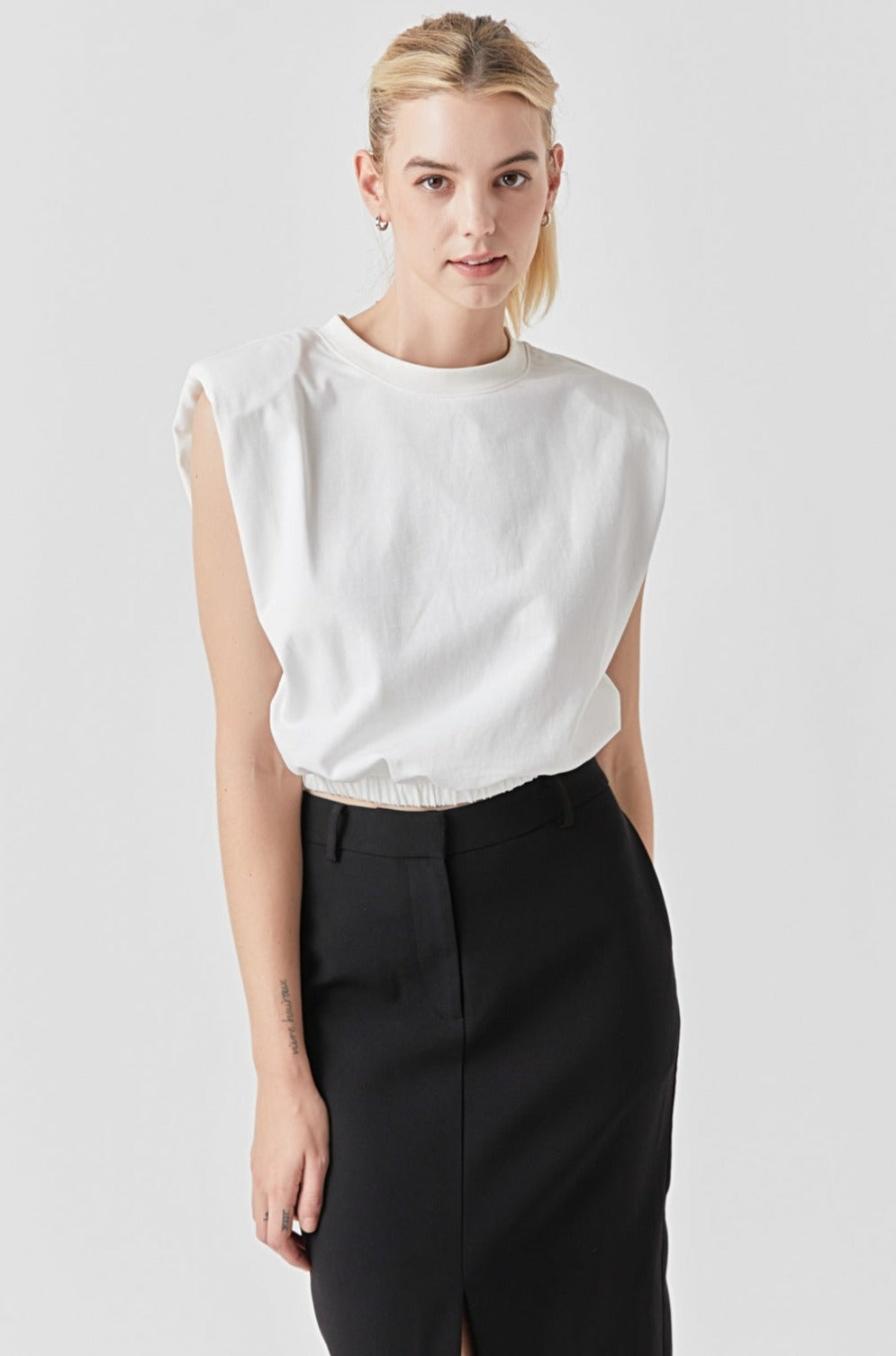 Open Back Cropped Top