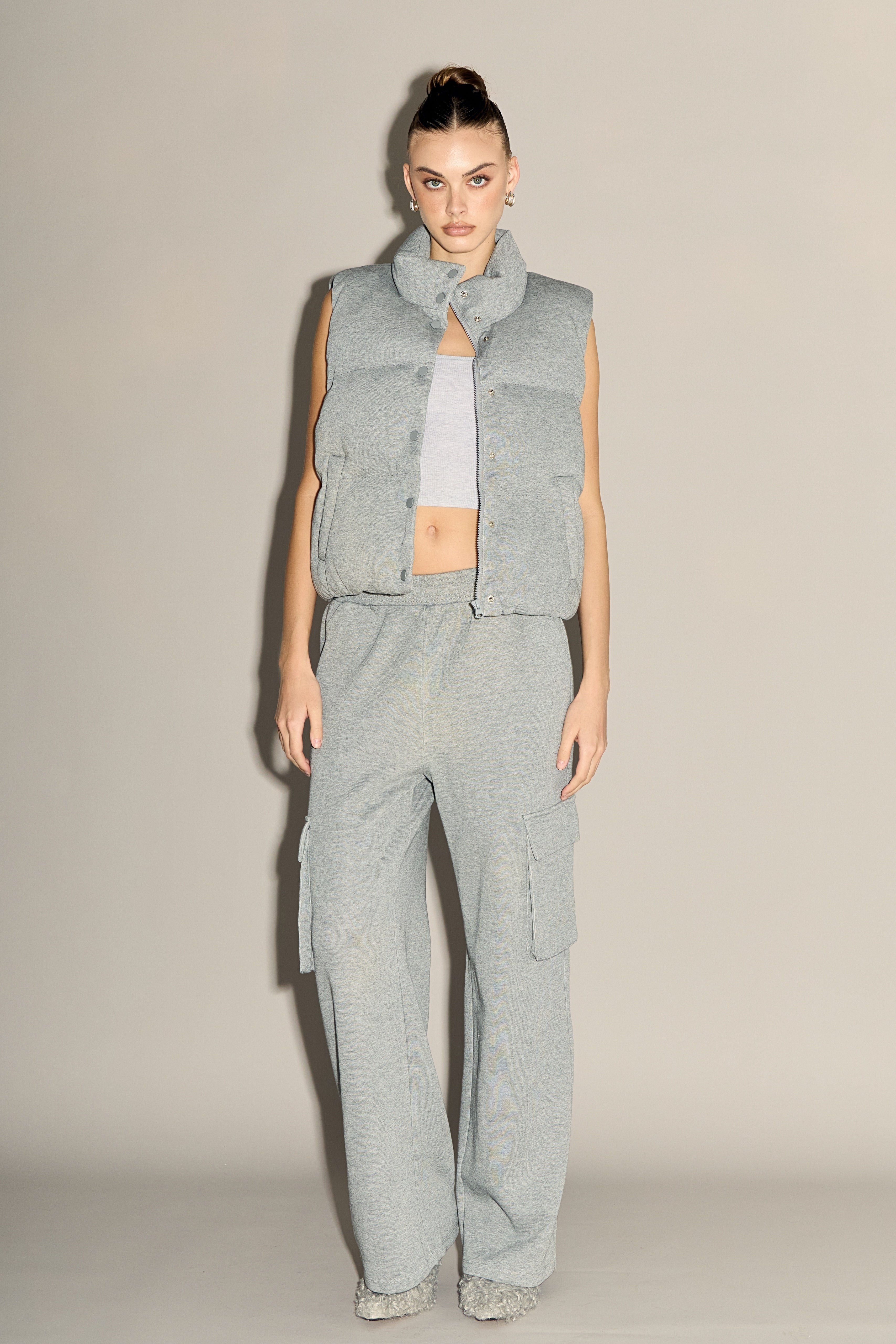 Wide Knit Pants with Pockets