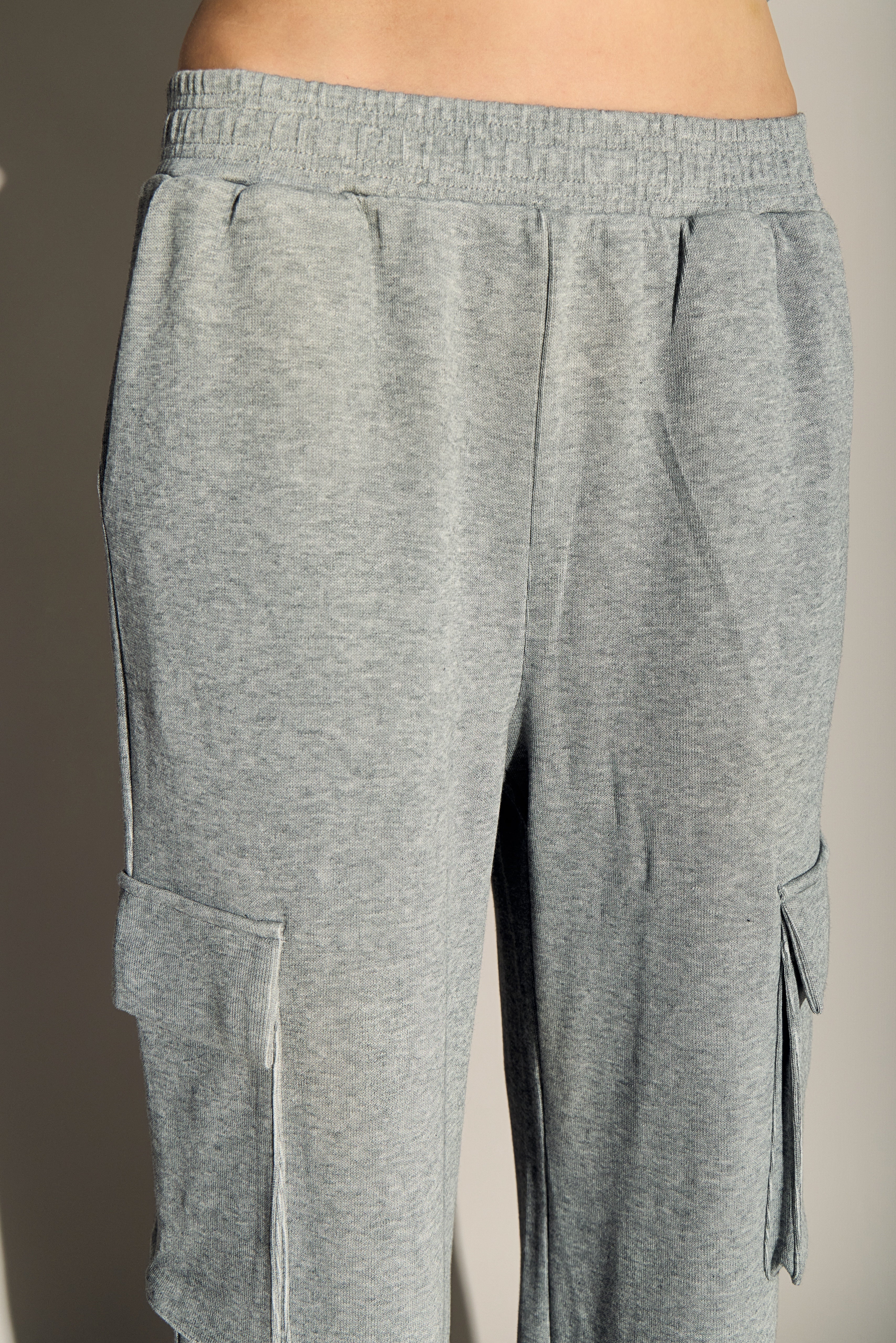 Wide Knit Pants with Pockets