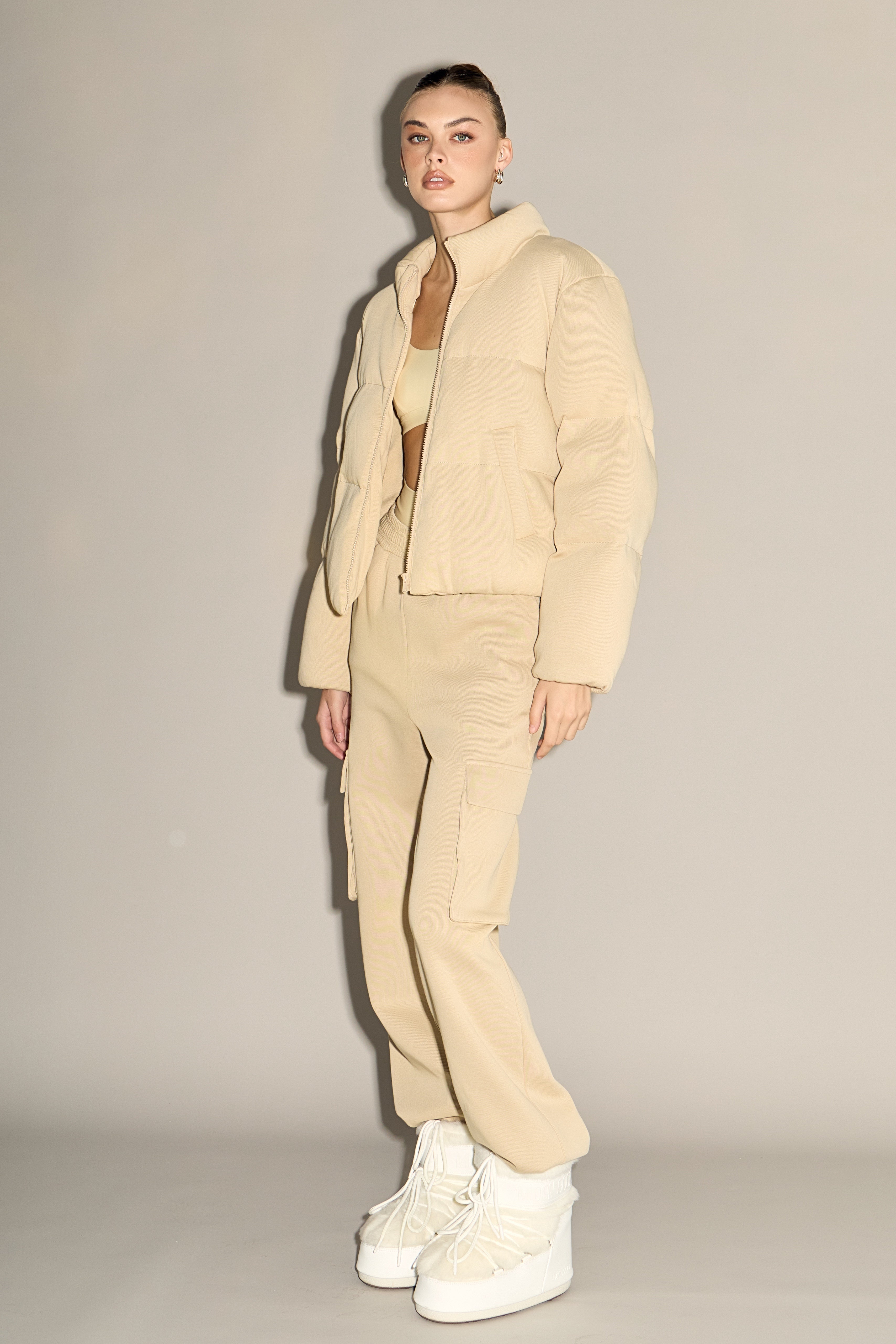 Wide Knit Pants with Pockets