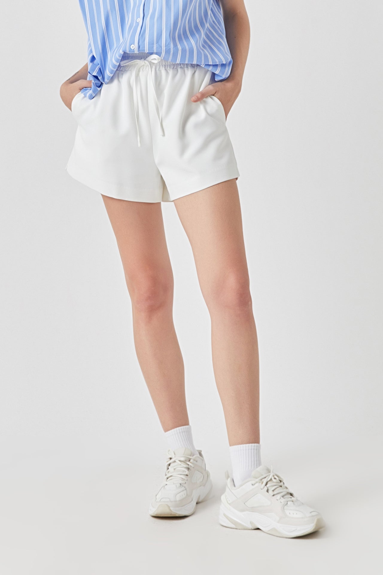 Elastic Waist Shorts