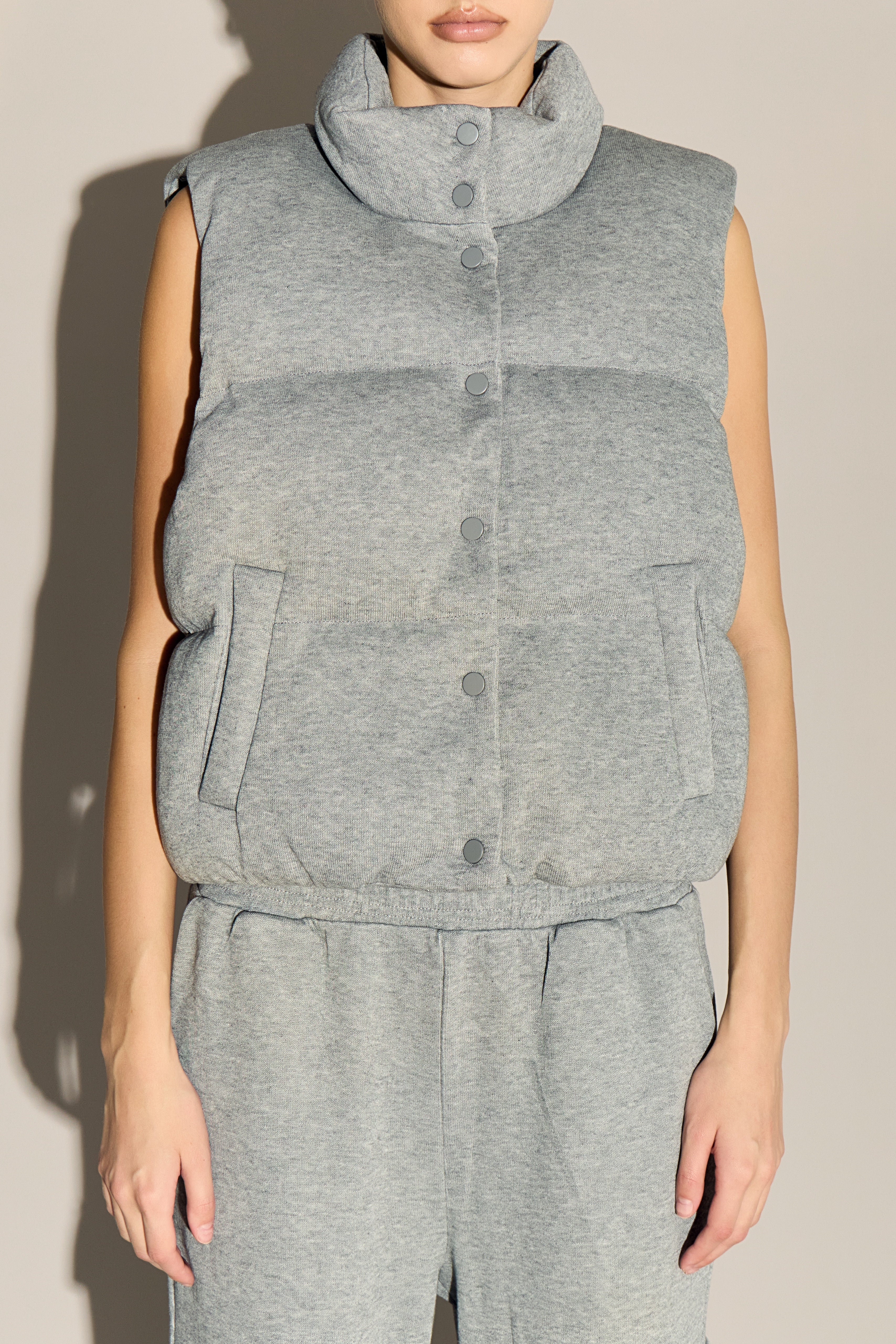 Knit Puffer Vest