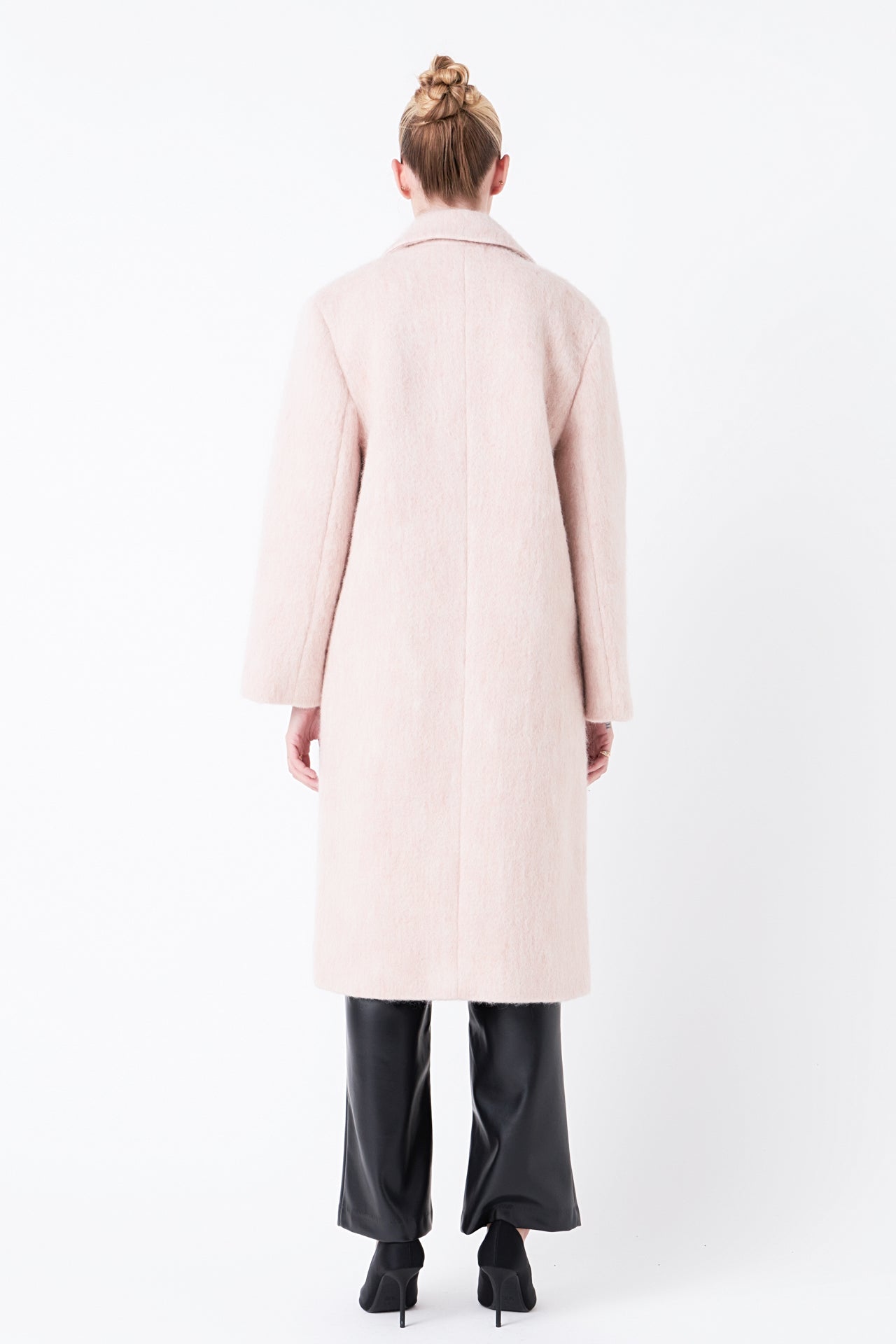 Oversized Single-breasted Long Coat