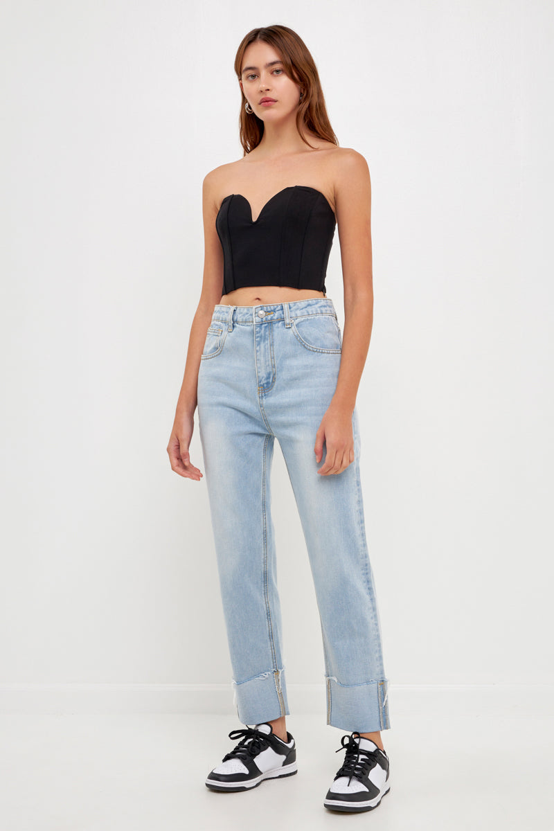 Sweetheart Corset Tube Top