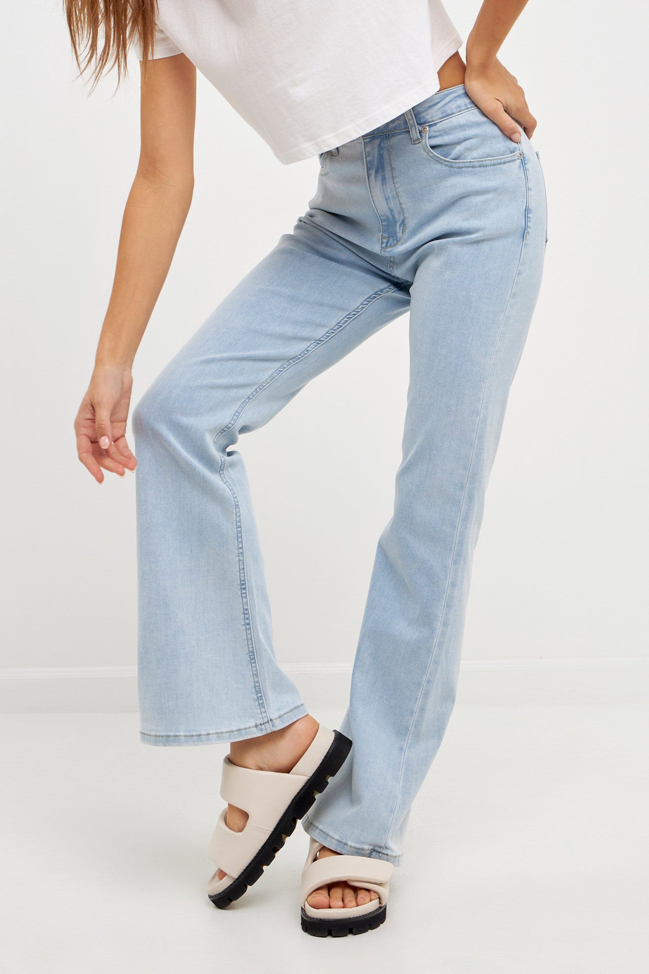 GREY LAB-Flare Jeans-JEANS available at Objectrare