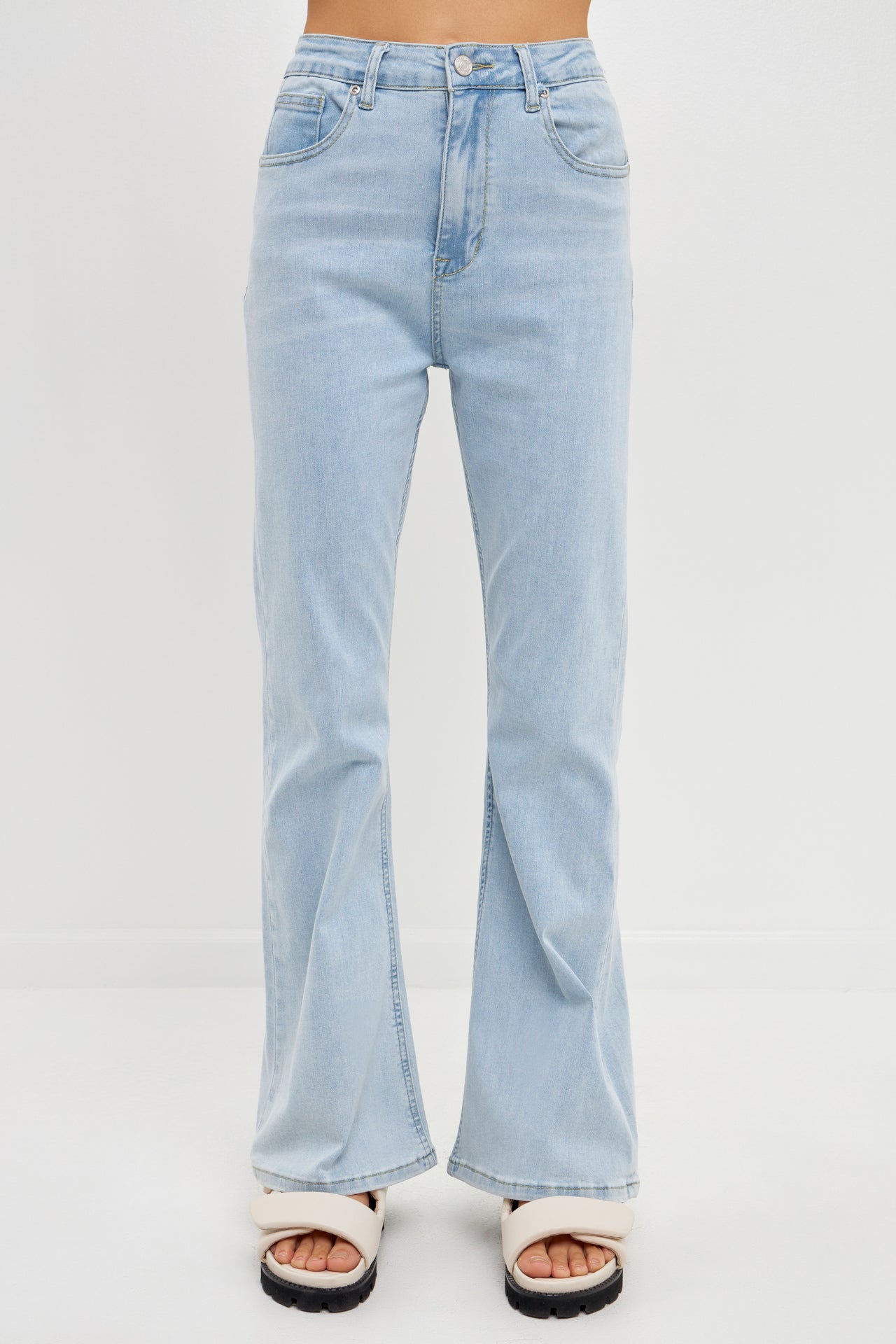 GREY LAB-Flare Jeans-JEANS available at Objectrare
