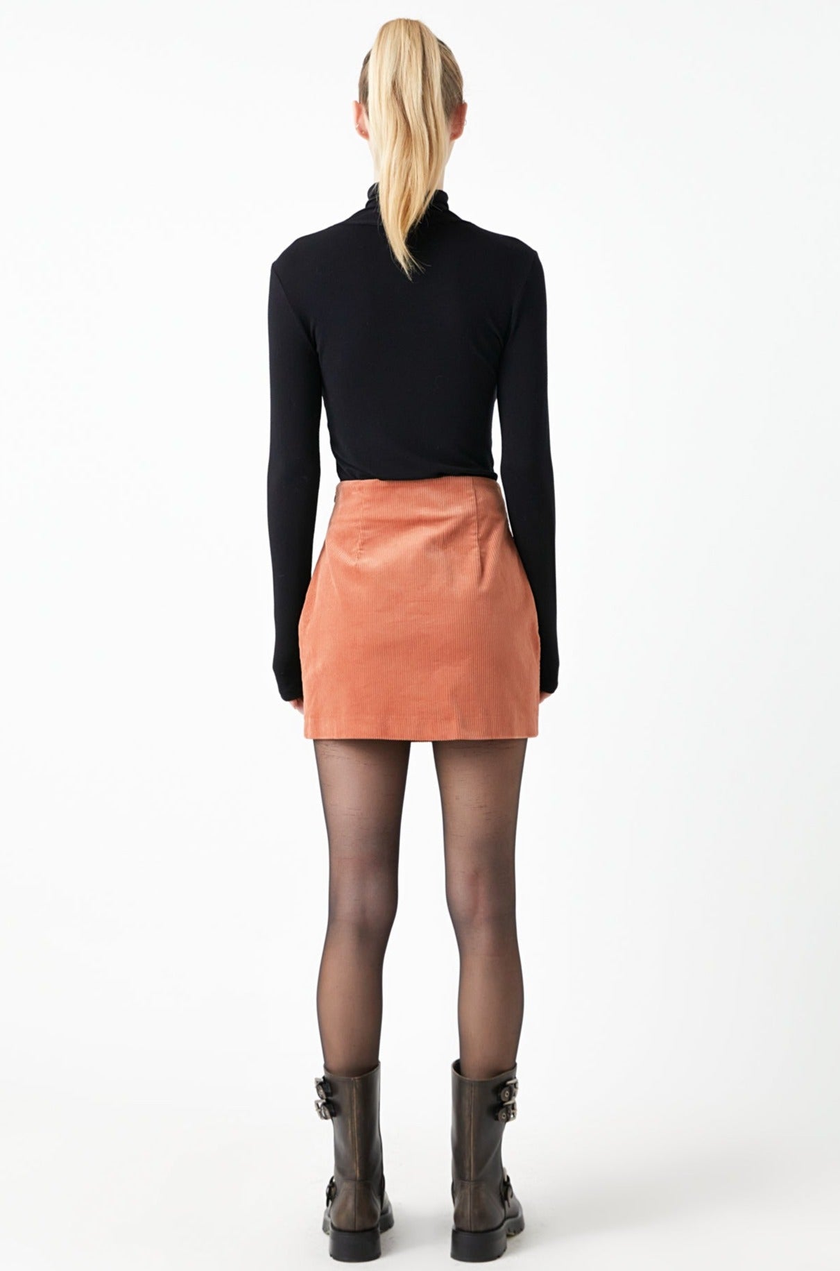 Corduroy Mini Skirt
