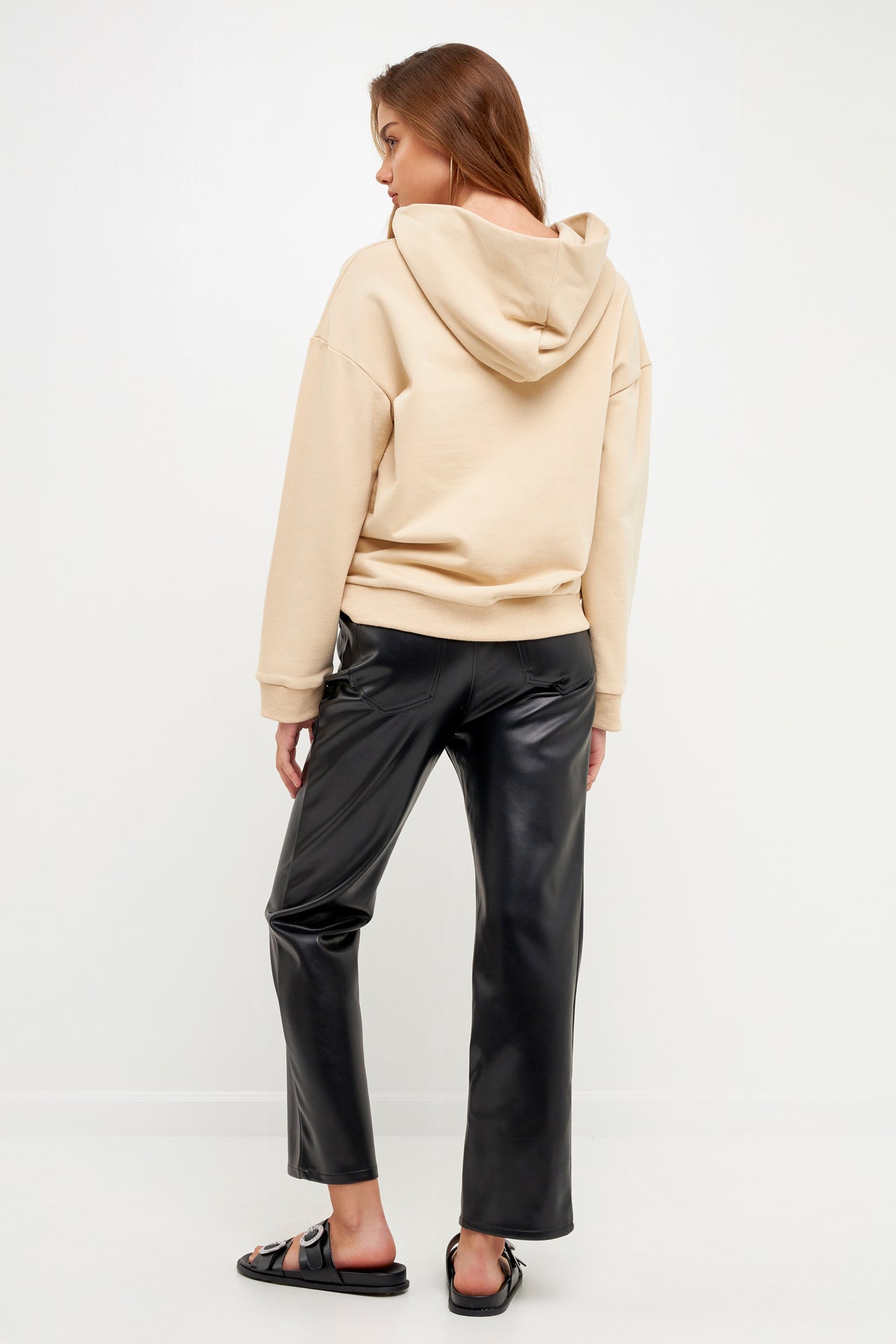 GREY LAB-Contrast Pocketed Hoodie-HOODIES &SWEATSHIRTS available at Objectrare