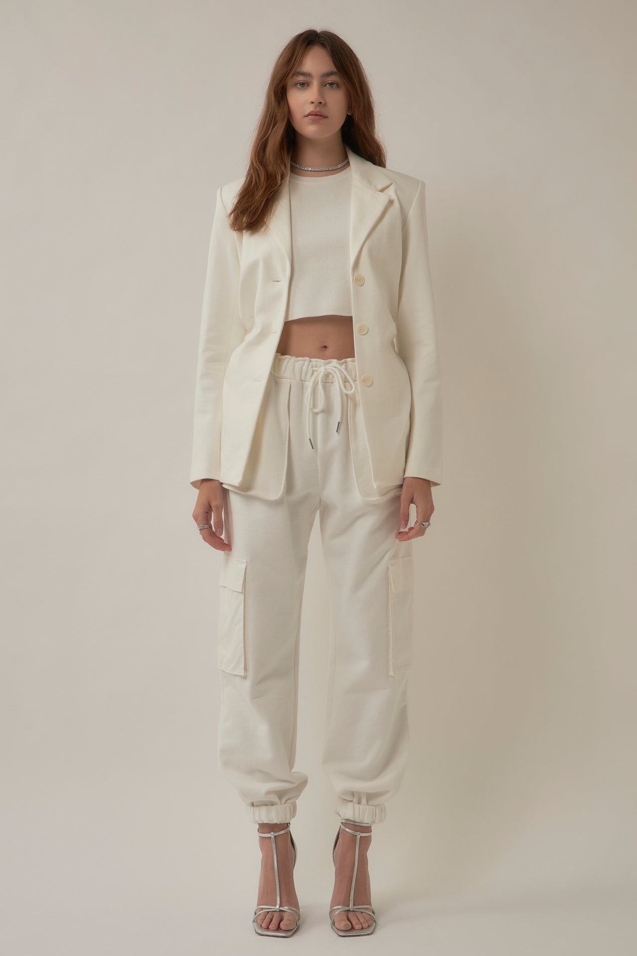 GREY LAB-Pockets Detail Loungewear Pants-PANTS available at Objectrare