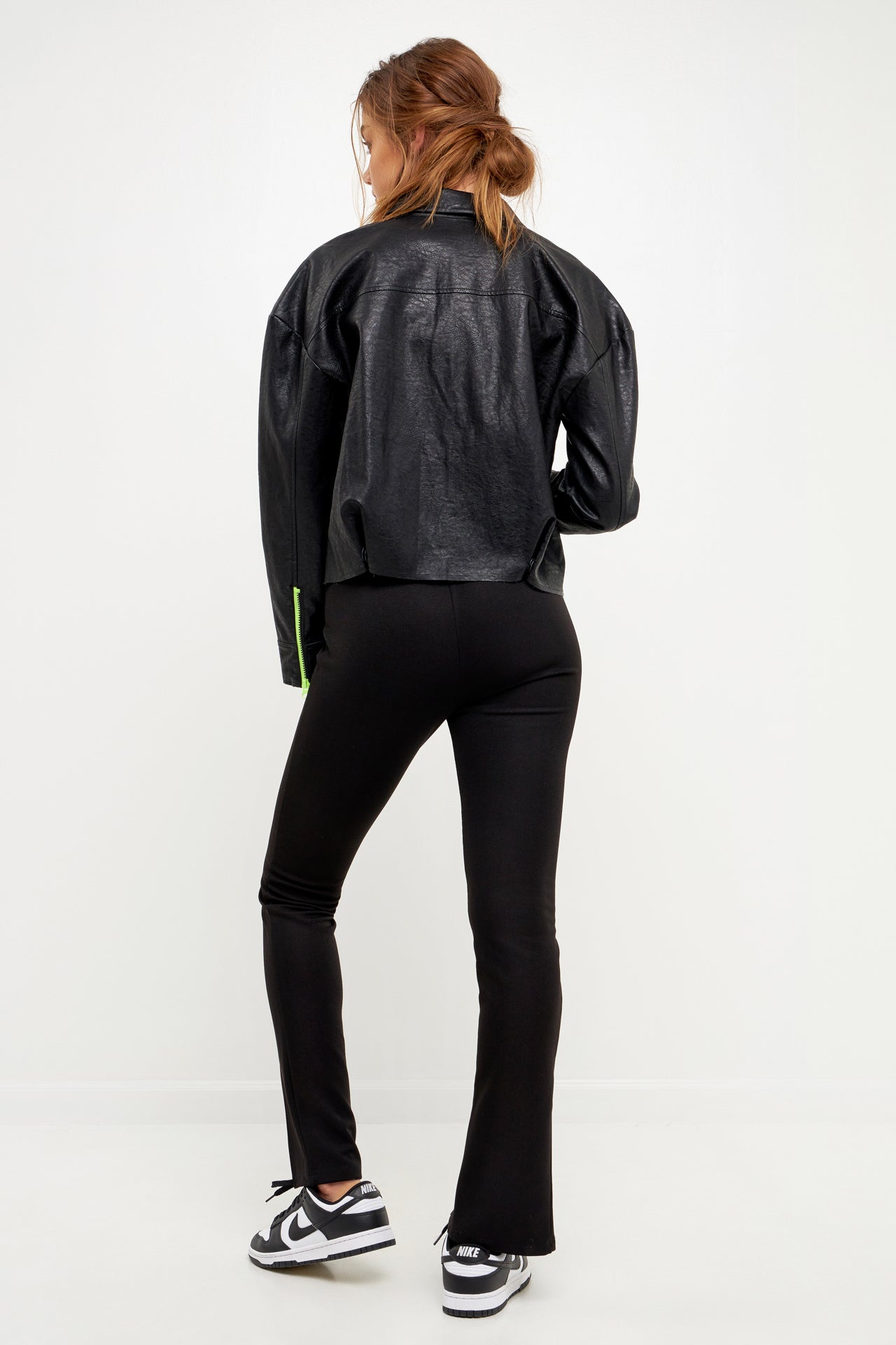 GREY LAB-Oversized Faux Leather Jacket-JACKETS available at Objectrare