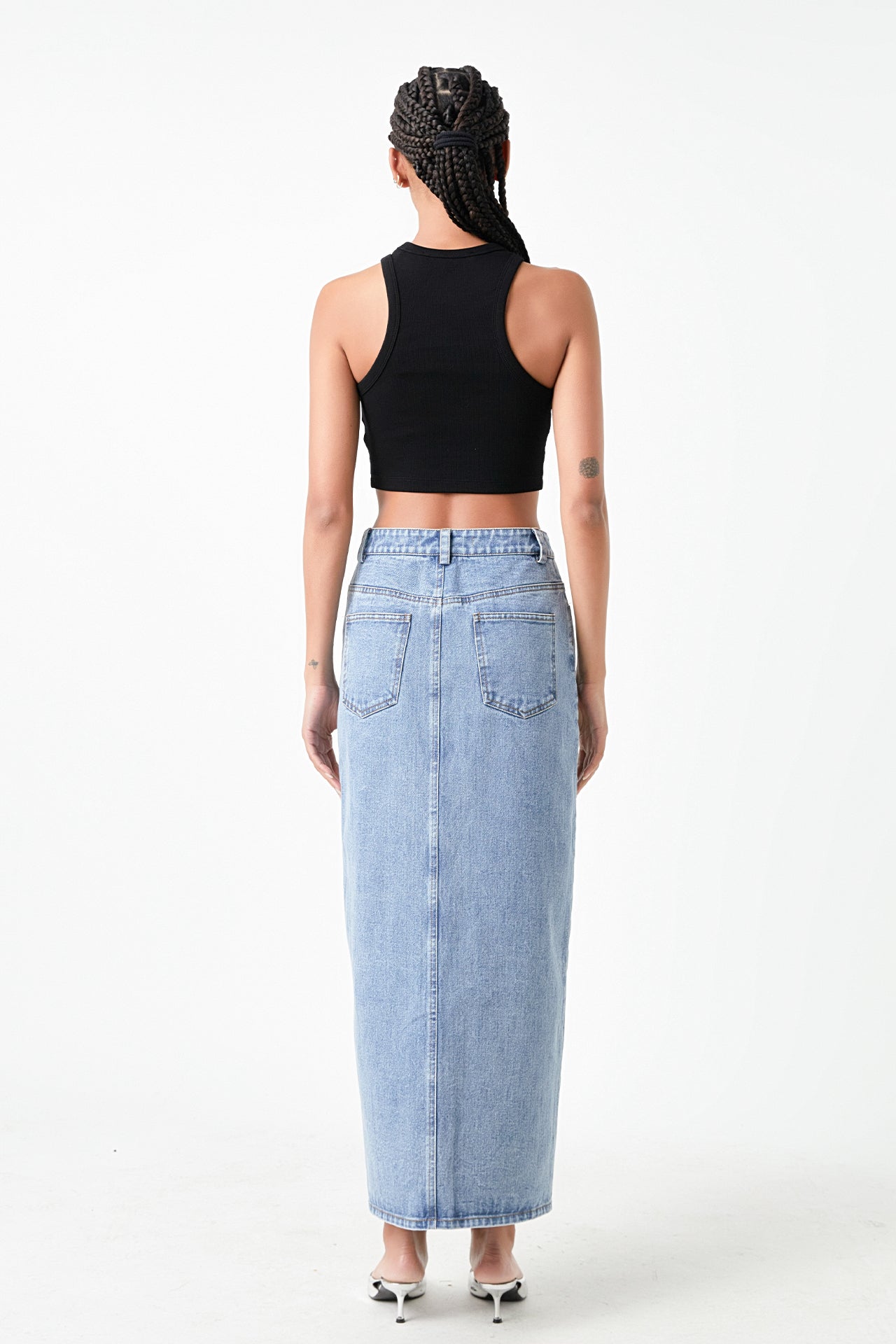 Cropped Racerback Tank