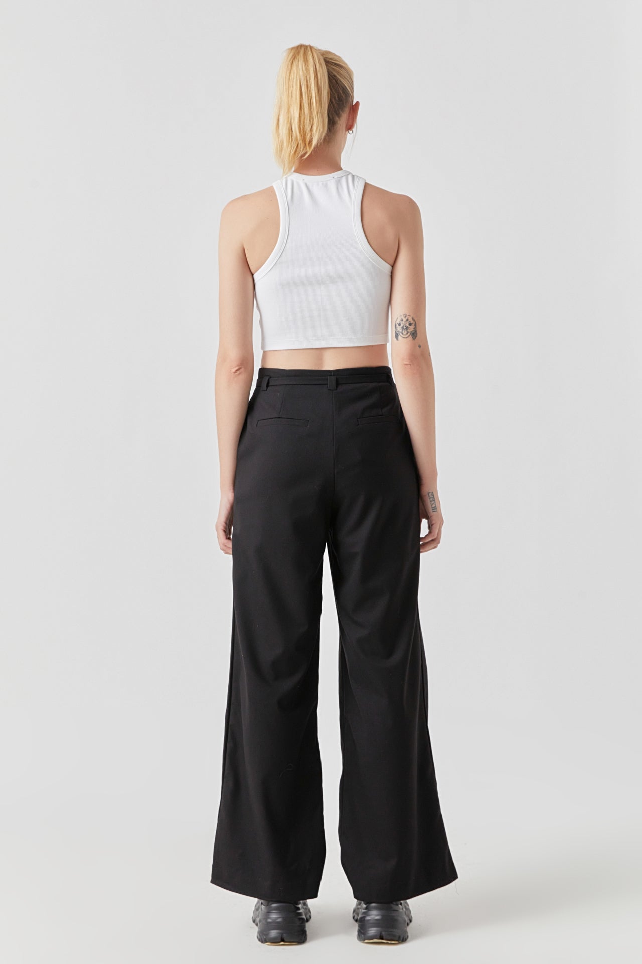 Cropped Racerback Tank