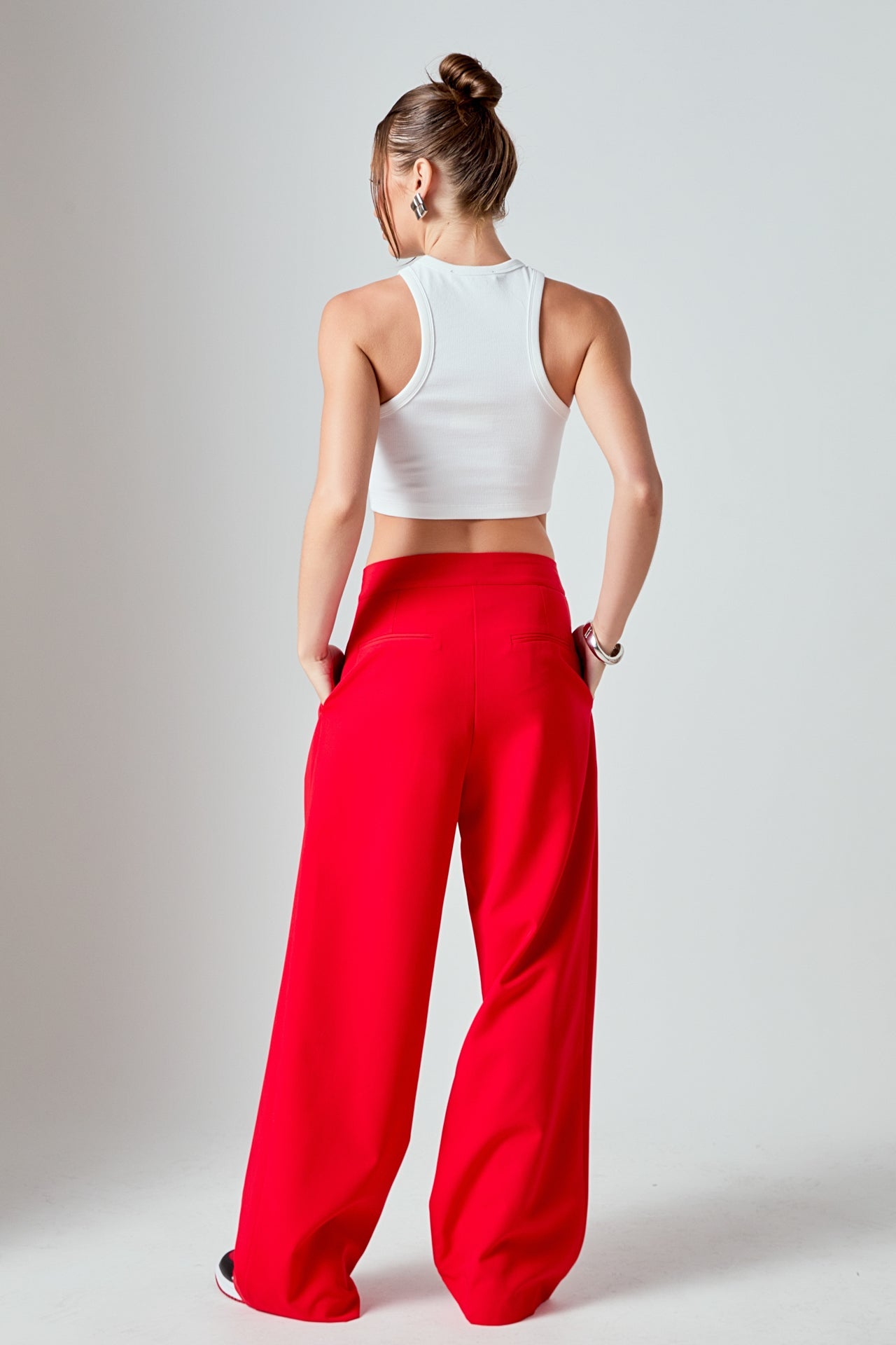 Cropped Racerback Tank