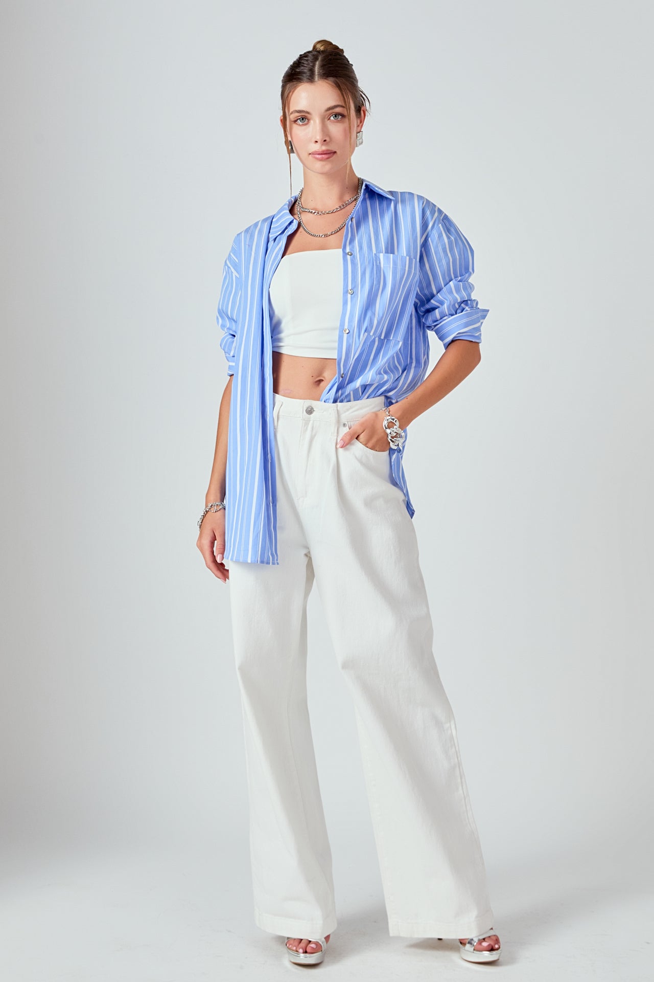 Striped Oversized Shirt