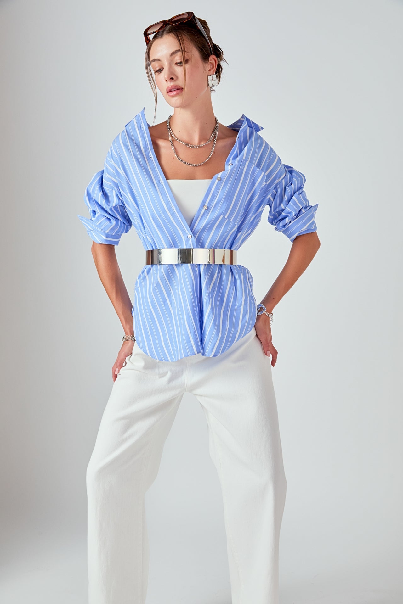 Striped Oversized Shirt