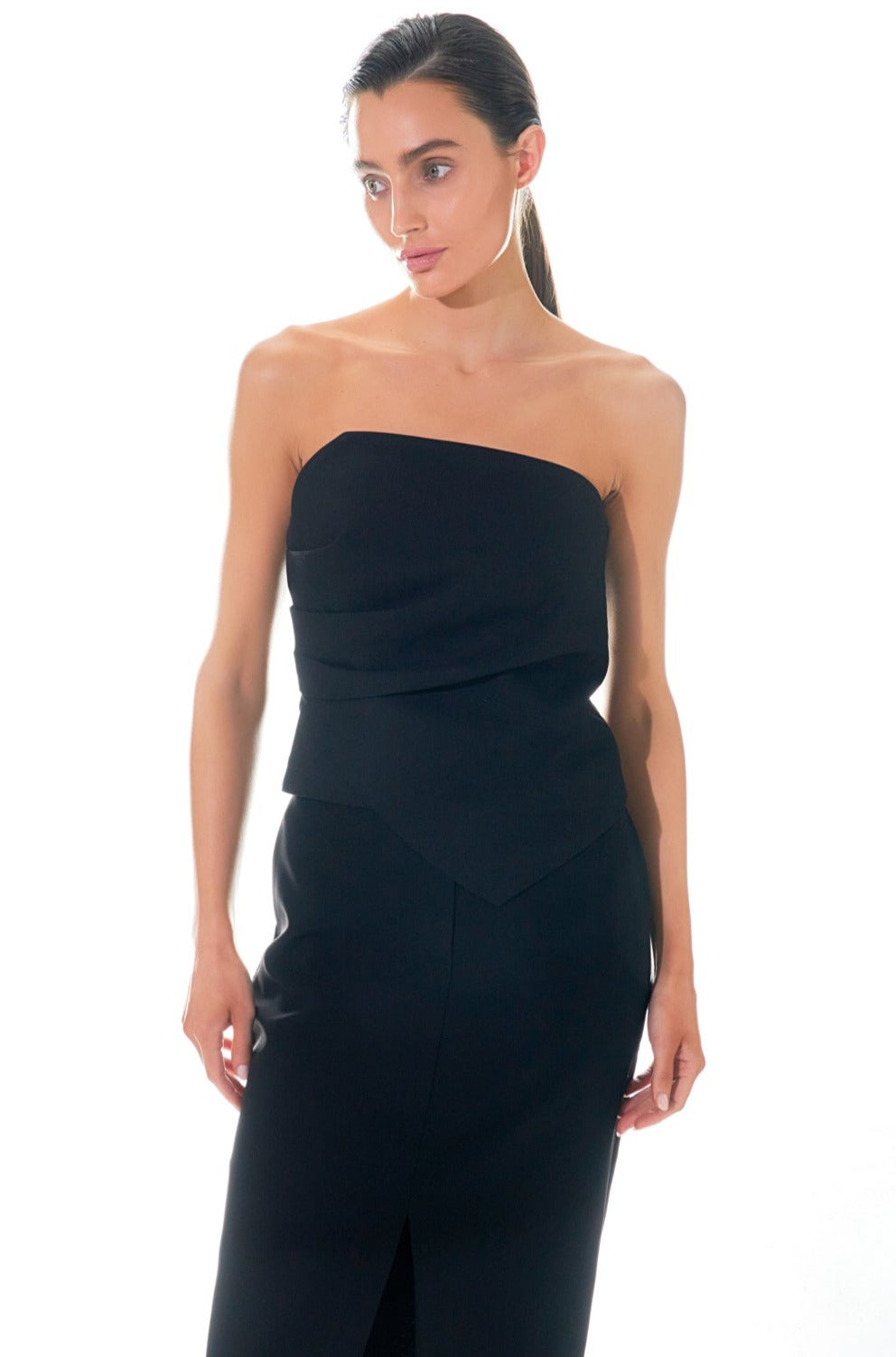 Draped Corset Top