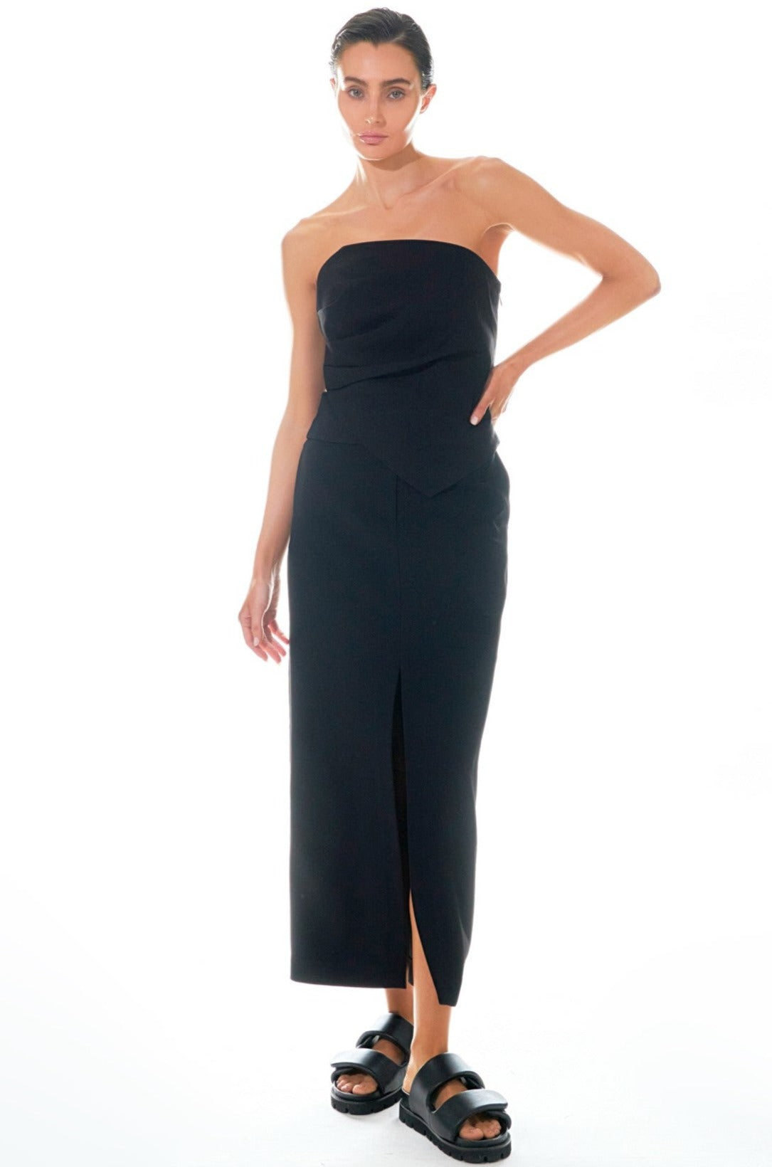 Draped Corset Top