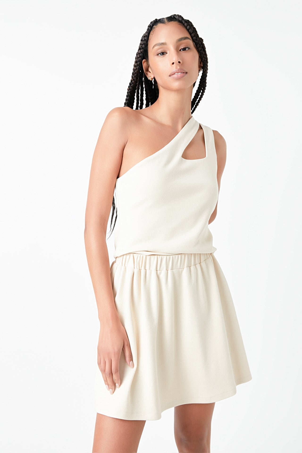 니트 미니스커트