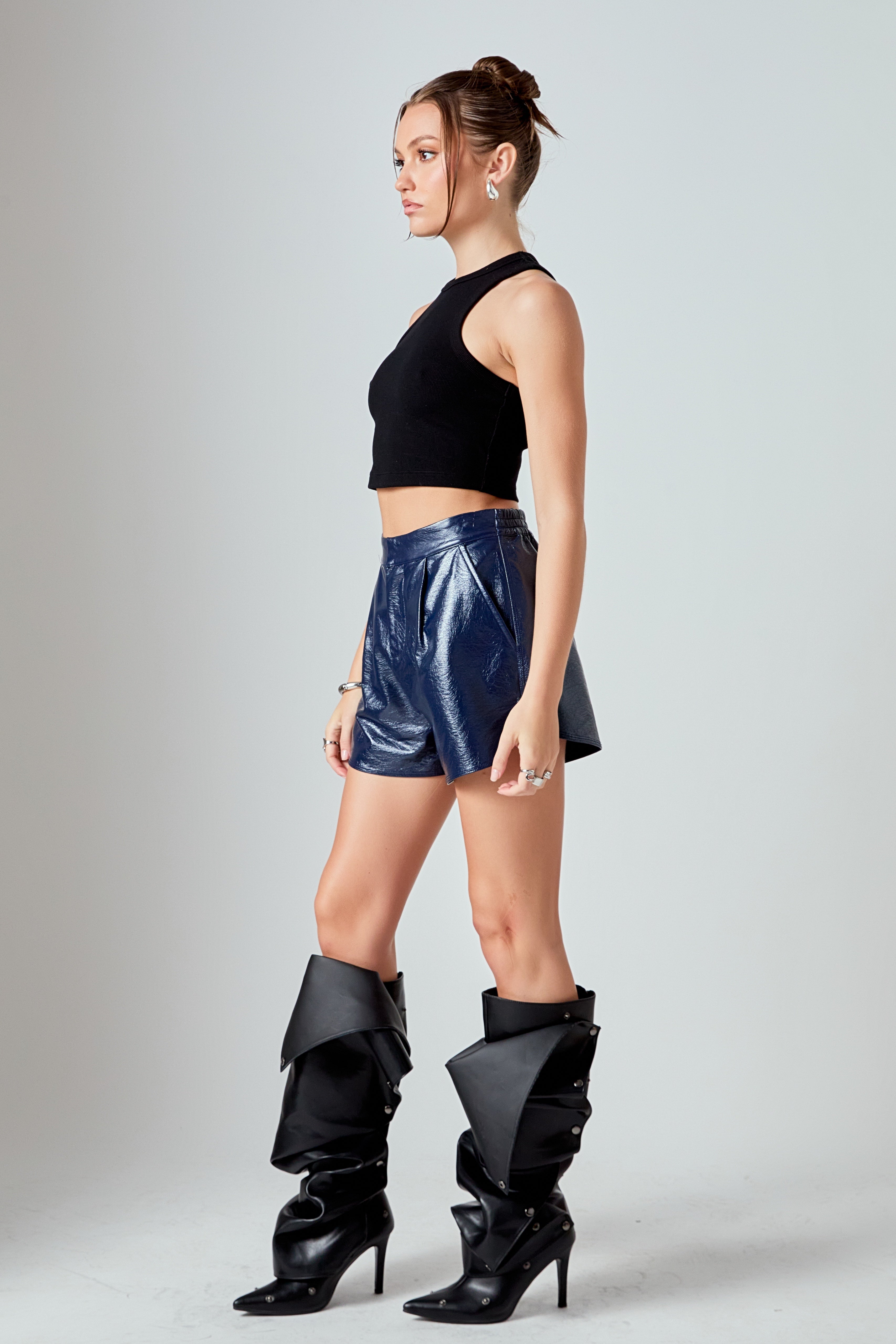 Cropped Racerback Tank