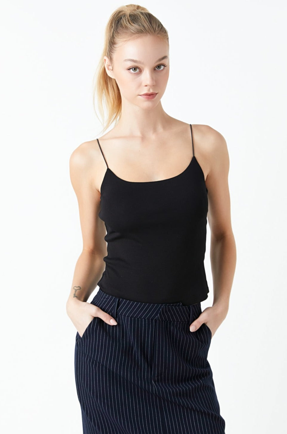 Sleeveless Jersey Top