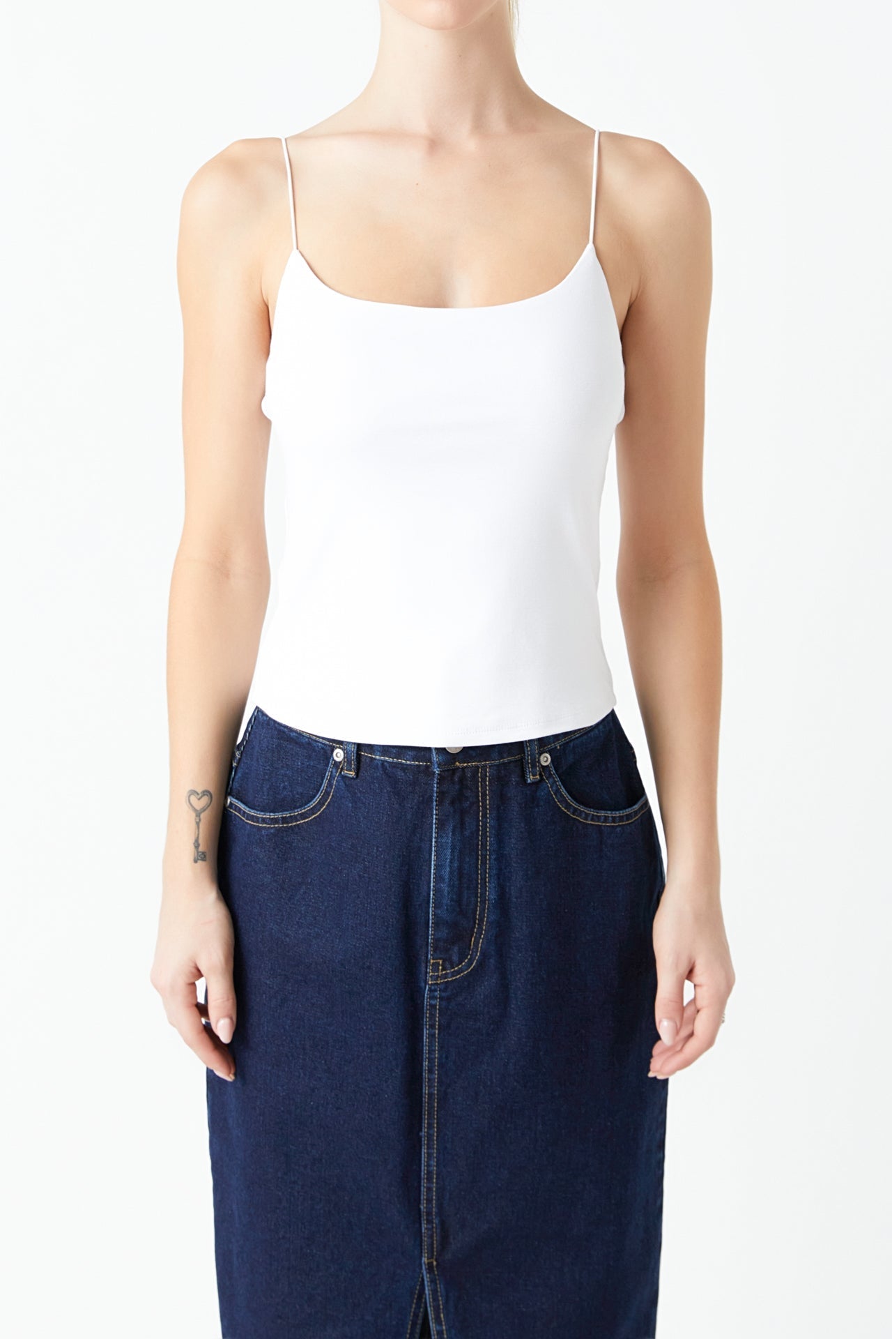 Sleeveless Jersey Top