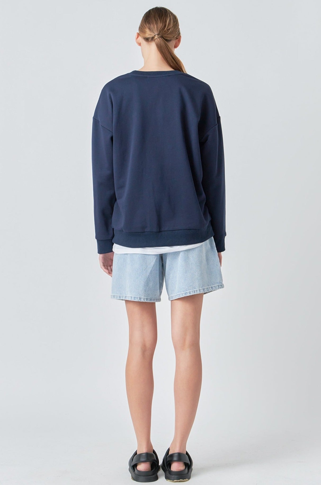 Sequin Letter Sweatshirt