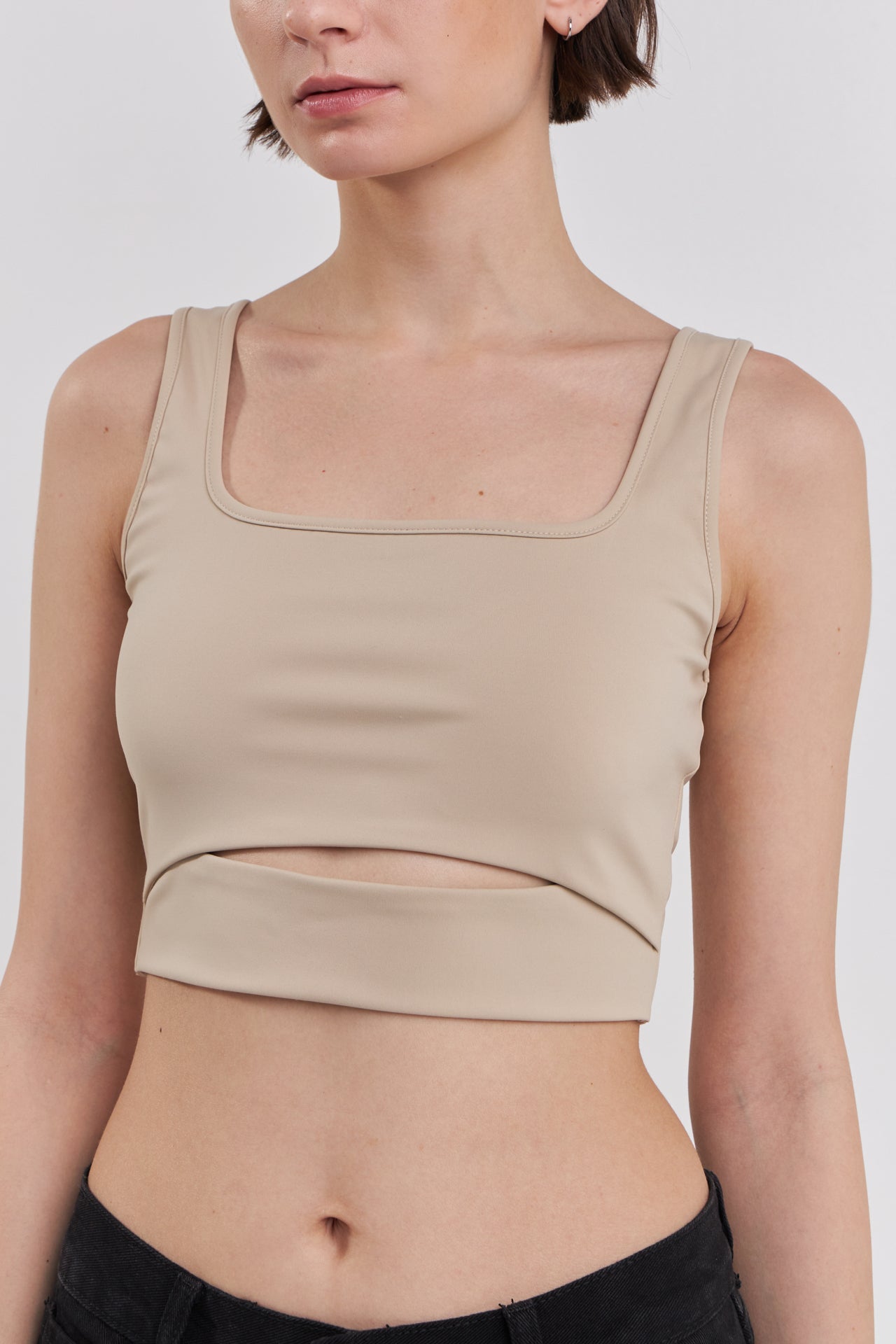 Cut-Out Tank Top