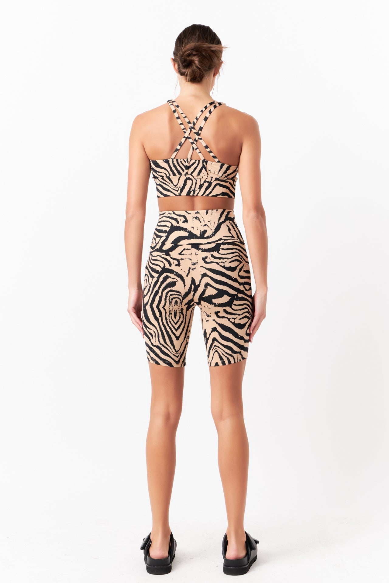 Animal Print Biker Shorts