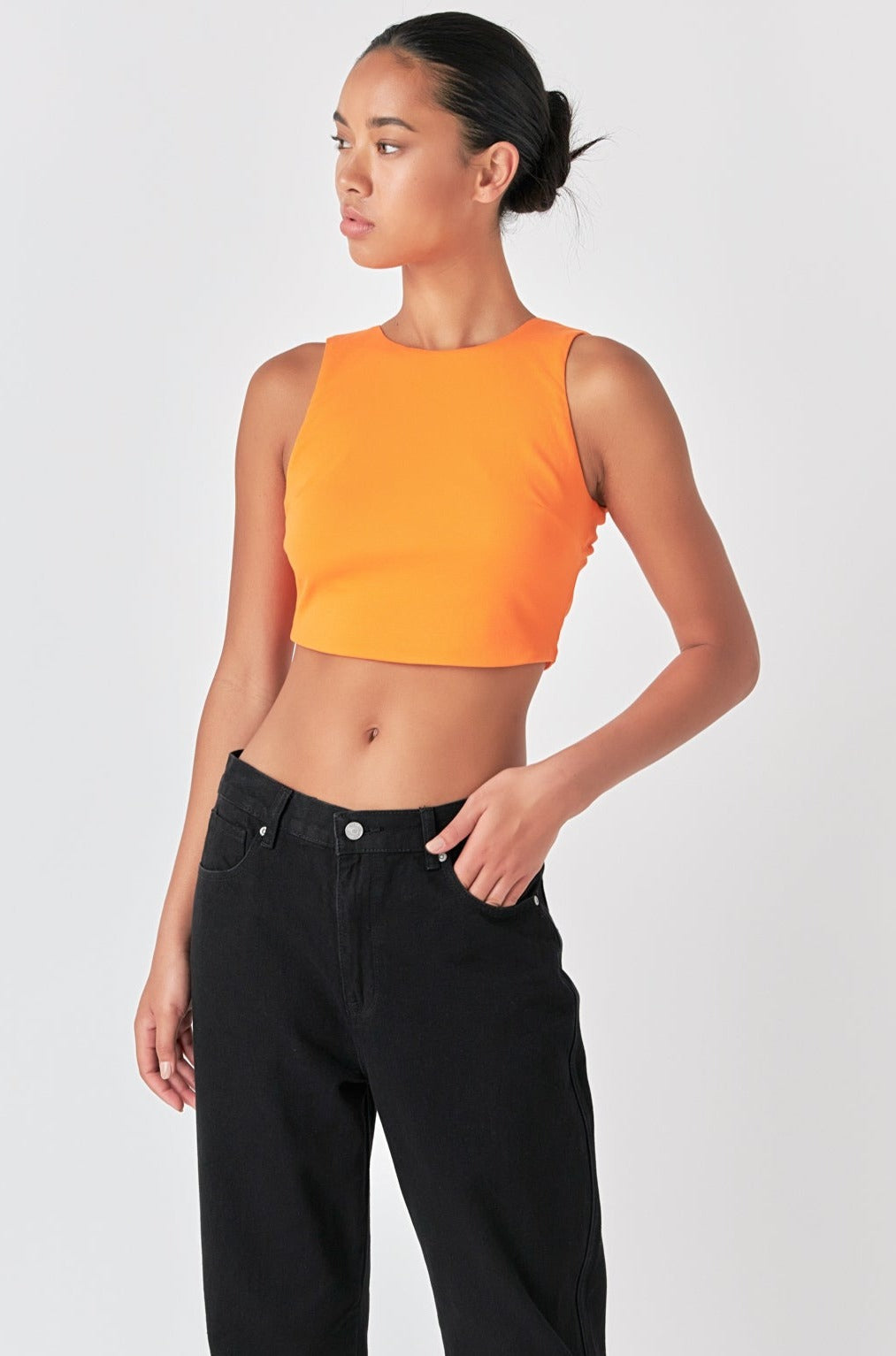 Back Schrunchie Tank Top