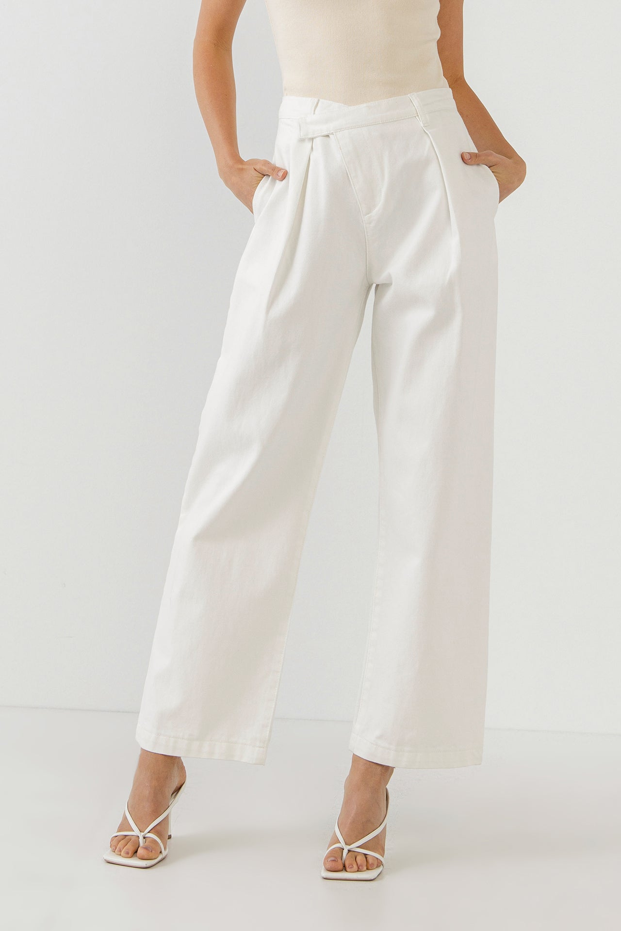 GREY LAB-Wrapped Detail Jean-JEANS available at Objectrare