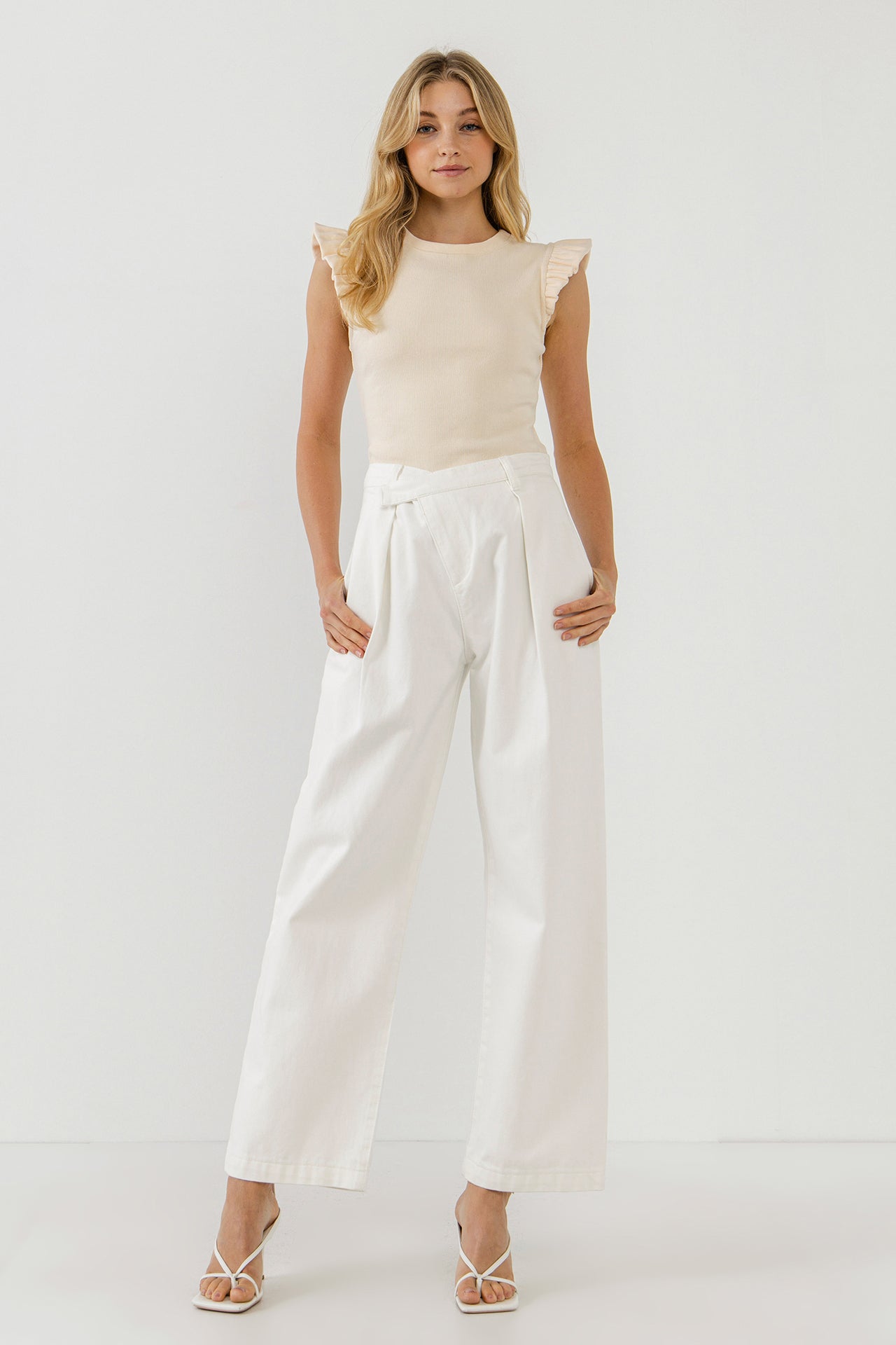 GREY LAB-Wrapped Detail Jean-JEANS available at Objectrare