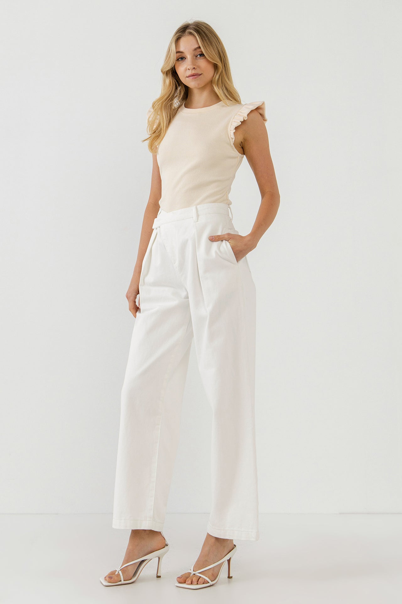 GREY LAB-Wrapped Detail Jean-JEANS available at Objectrare