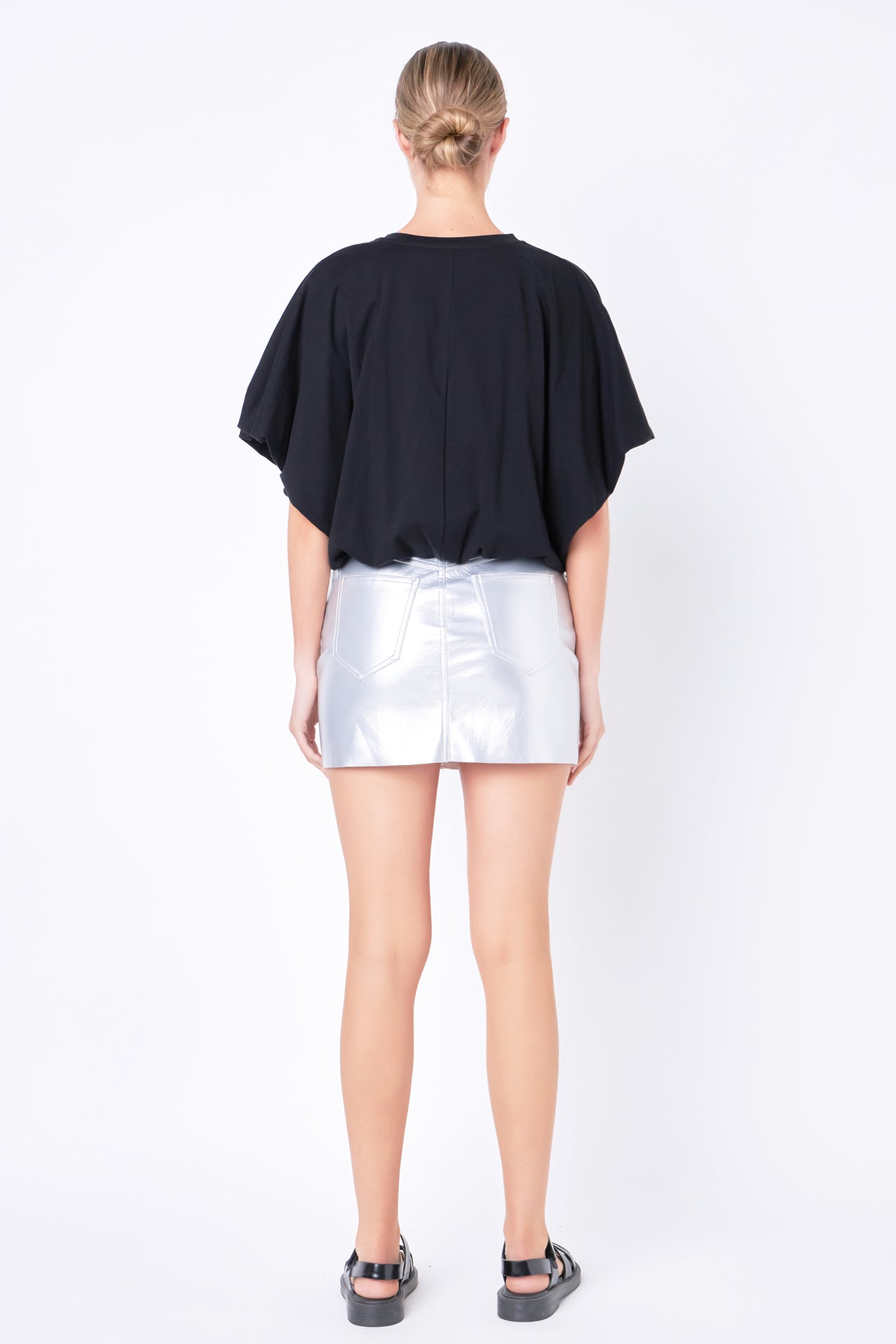 High-Low Cropped T-Shirt