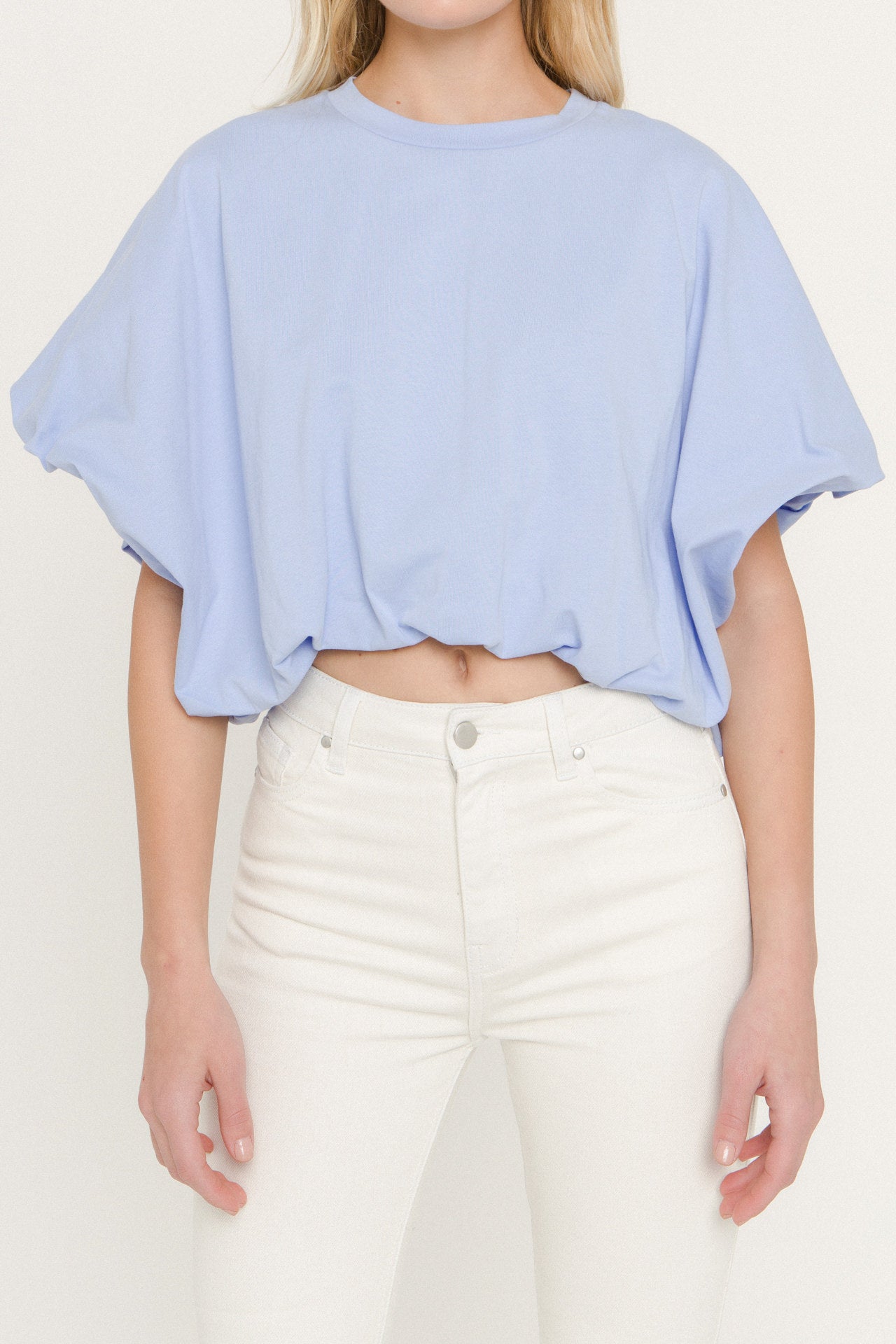 High-Low Cropped T-Shirt