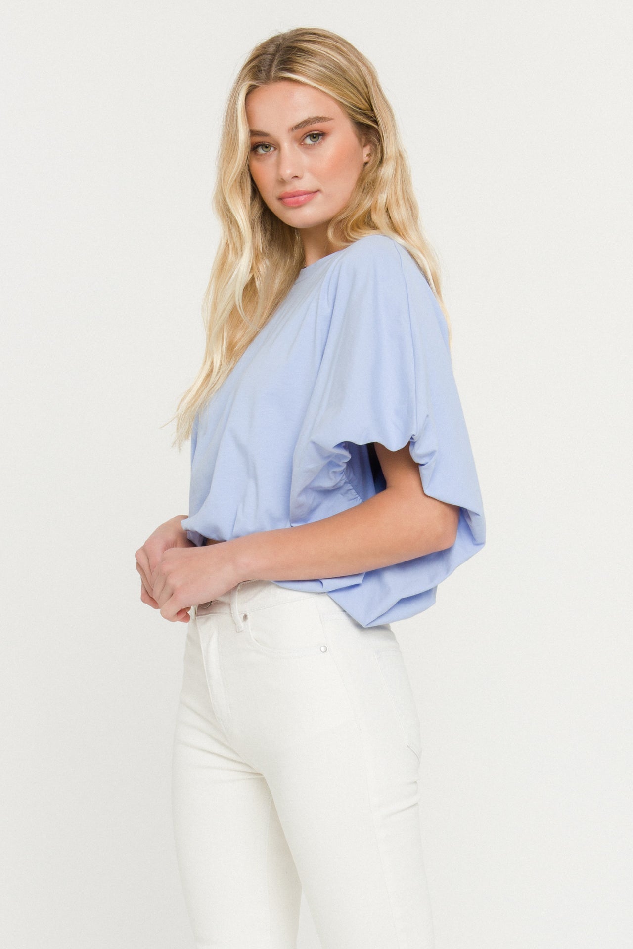 High-Low Cropped T-Shirt